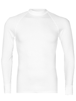 RJ Bodywear, thermo T-shirt lange mouw, wit