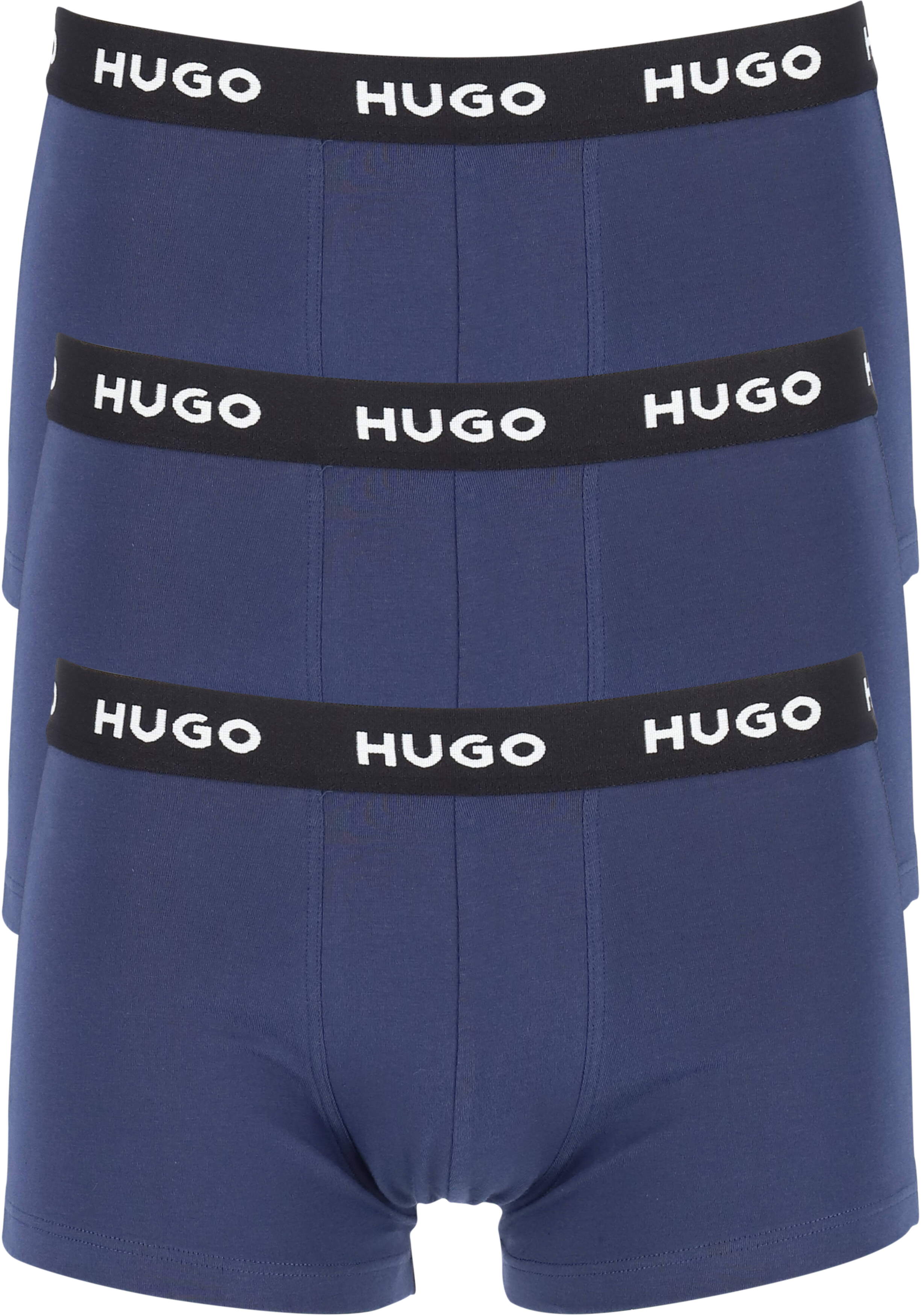 HUGO trunks (3-pack), heren boxers kort, navy