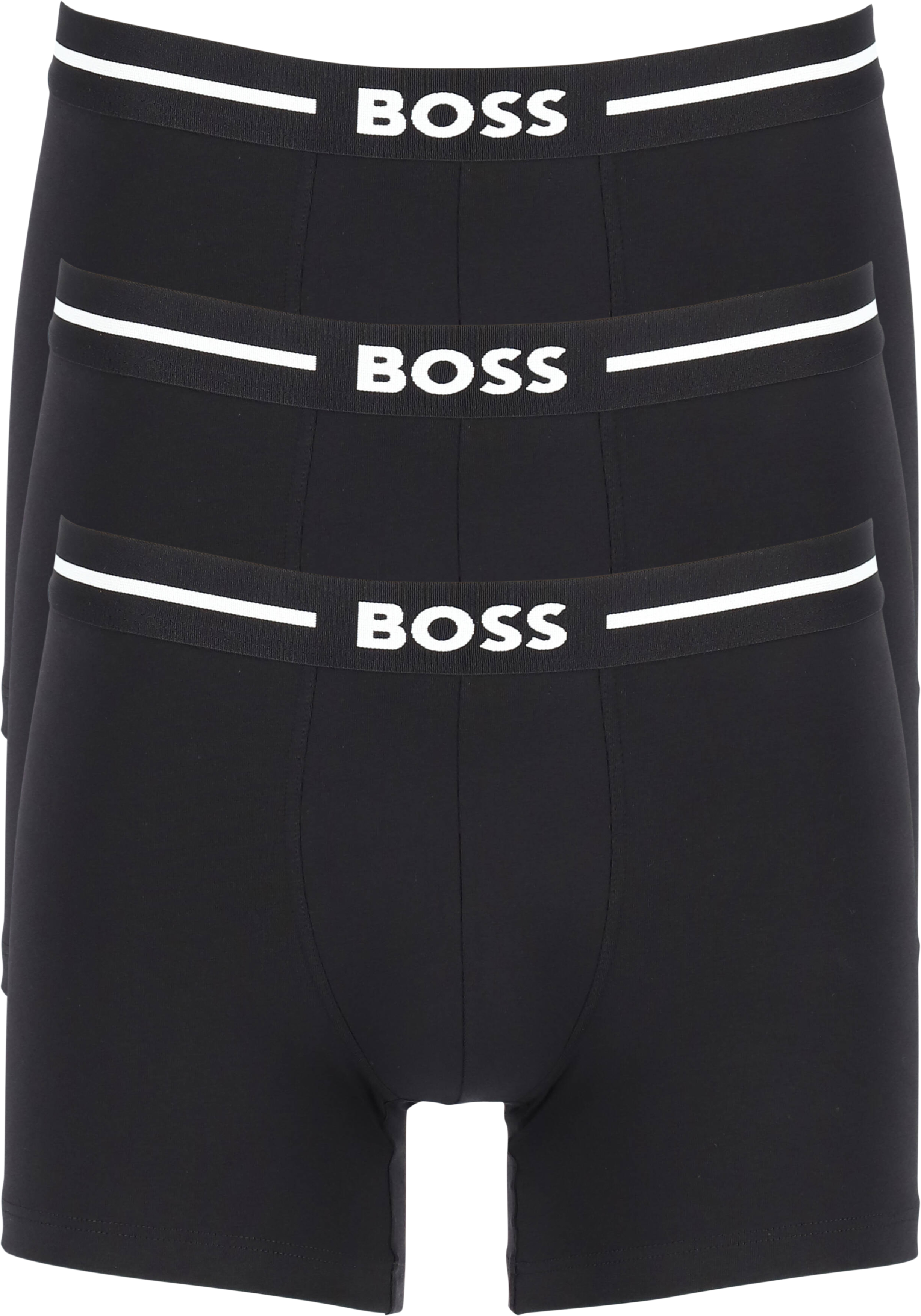 HUGO BOSS Bold boxer briefs (3-pack), heren boxers normale lengte, zwart
