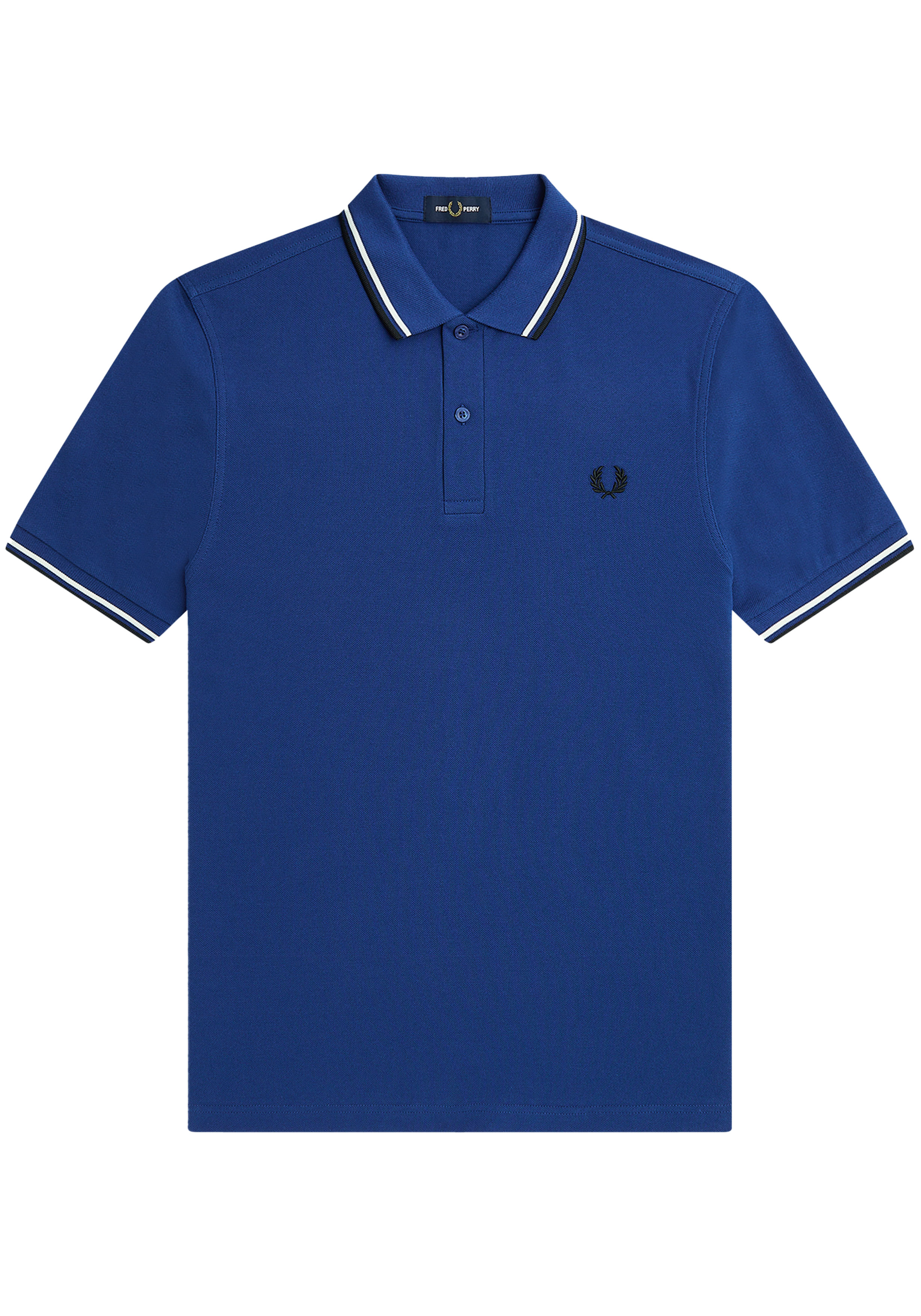 Fred Perry M3600 polo twin tipped shirt, pique, Shaded Cobalt
