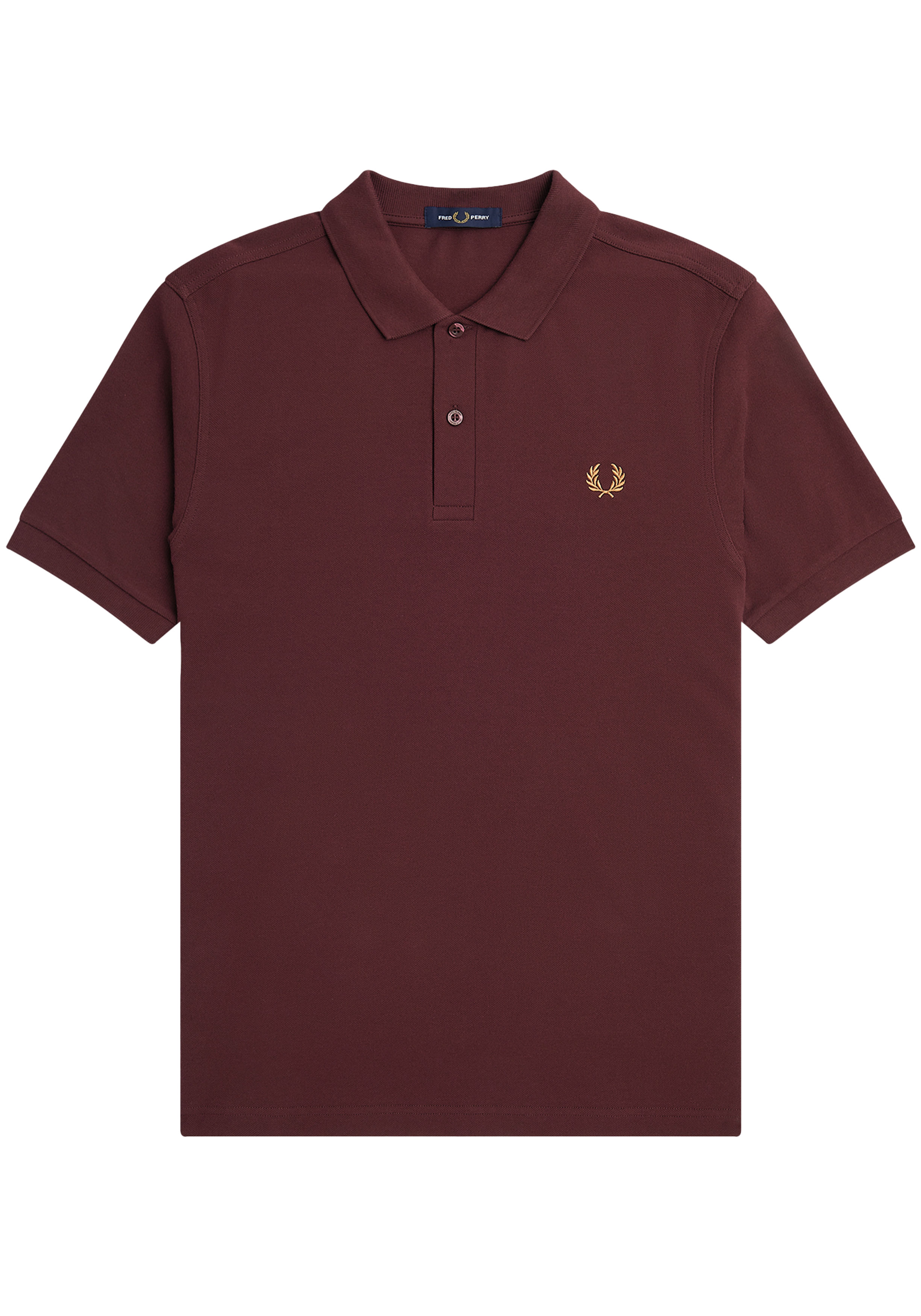 Fred Perry M3600 polo twin tipped shirt, pique, Oxblood