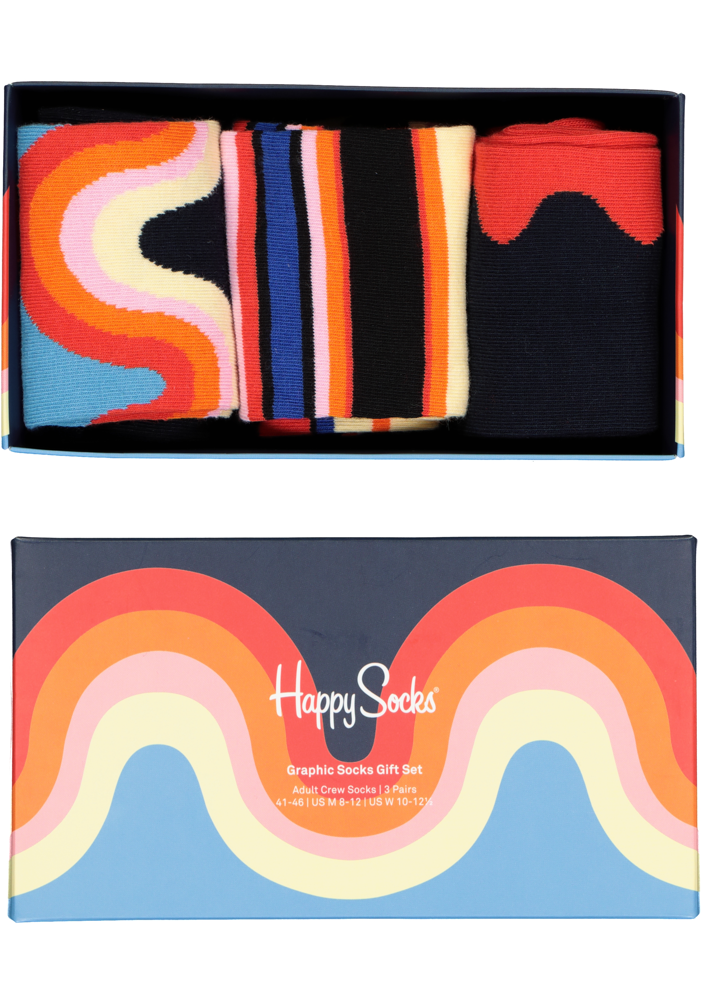 Happy Socks Graphic Socks Gift Set (3-pack)