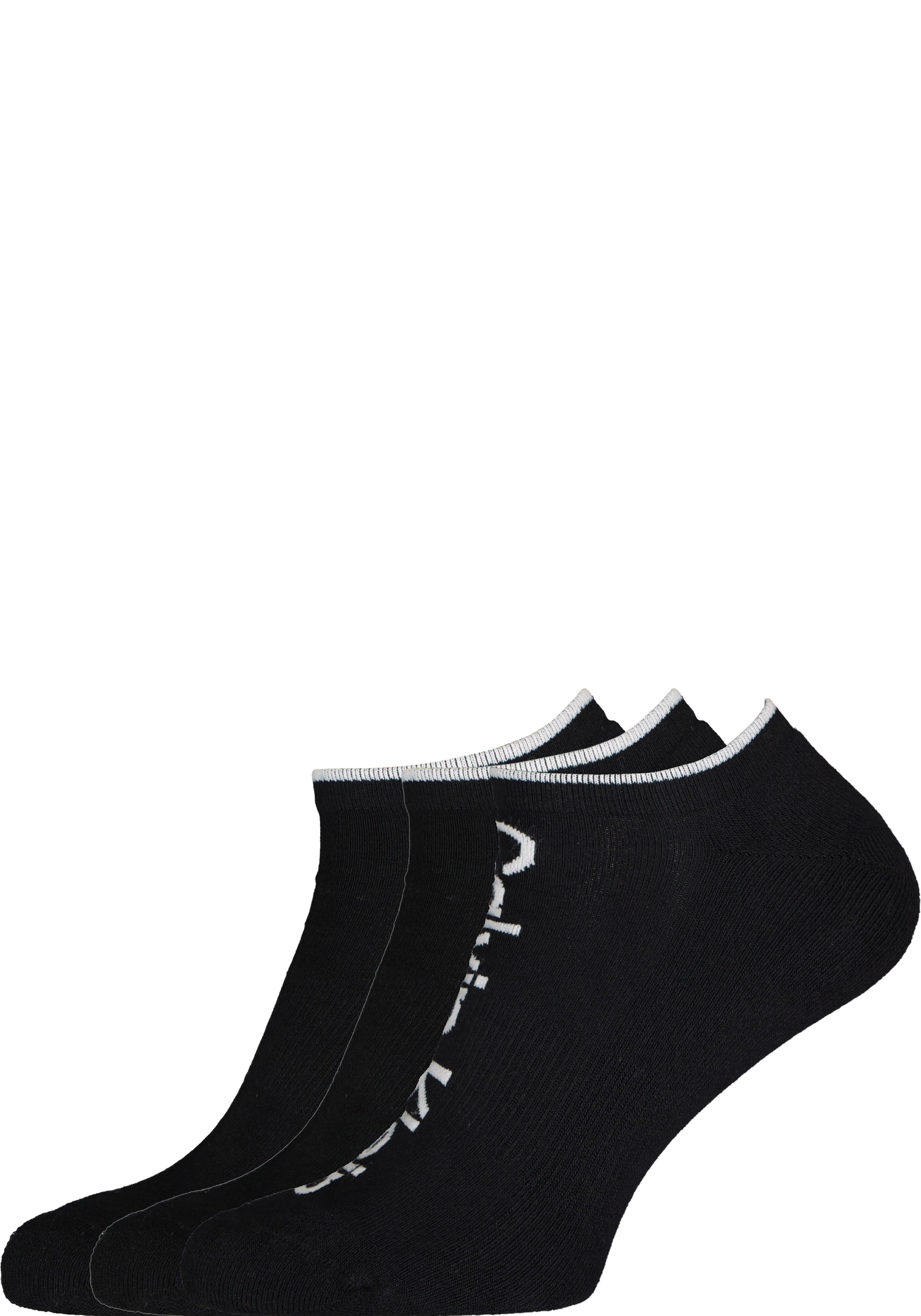 Calvin Klein herensokken Grant (3-pack), onzichtbare lage sportsokken, zwart
