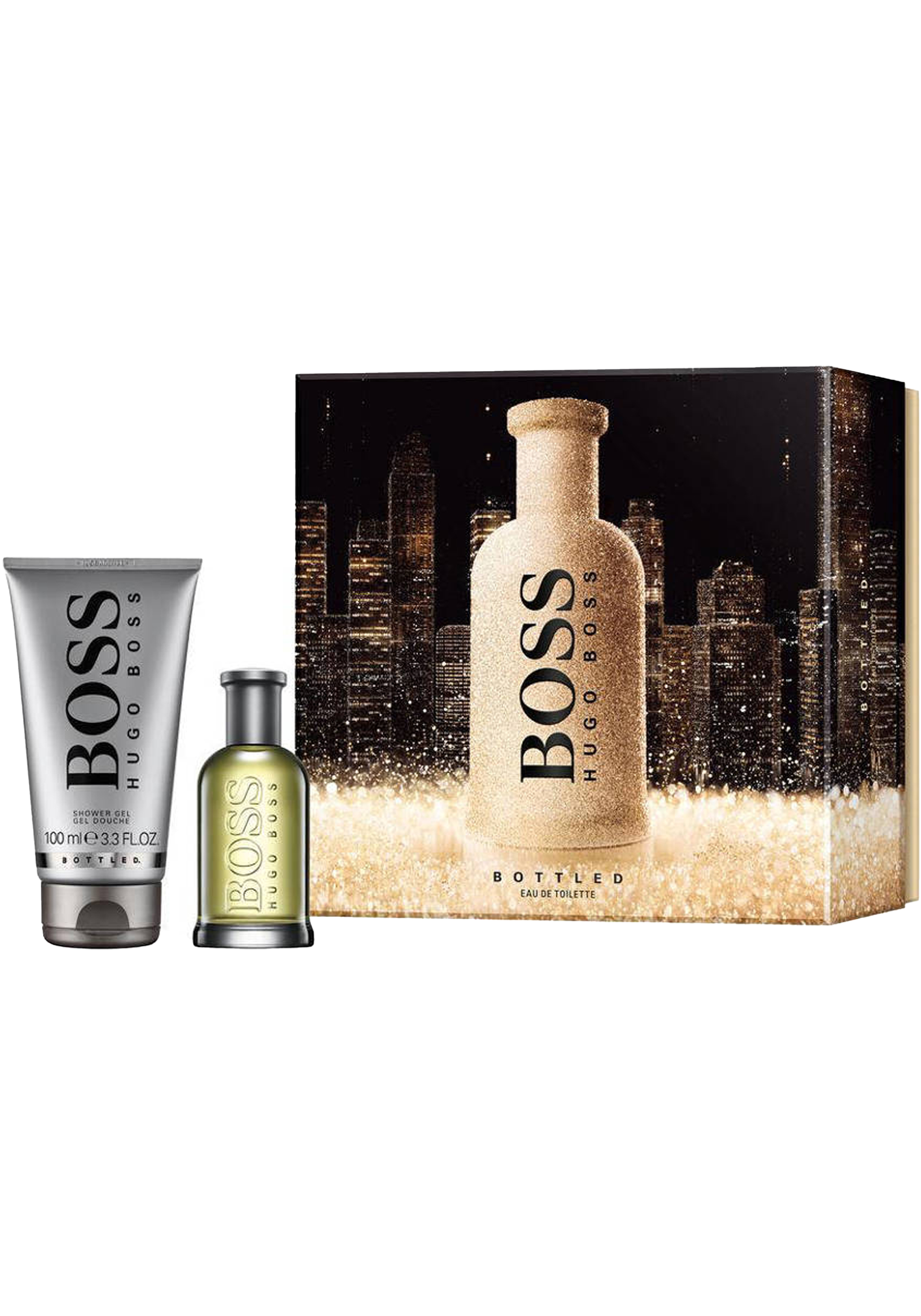Heren cadeauset: Hugo Boss Bottled Eau de Toilette 50ml + shower gel 100ml