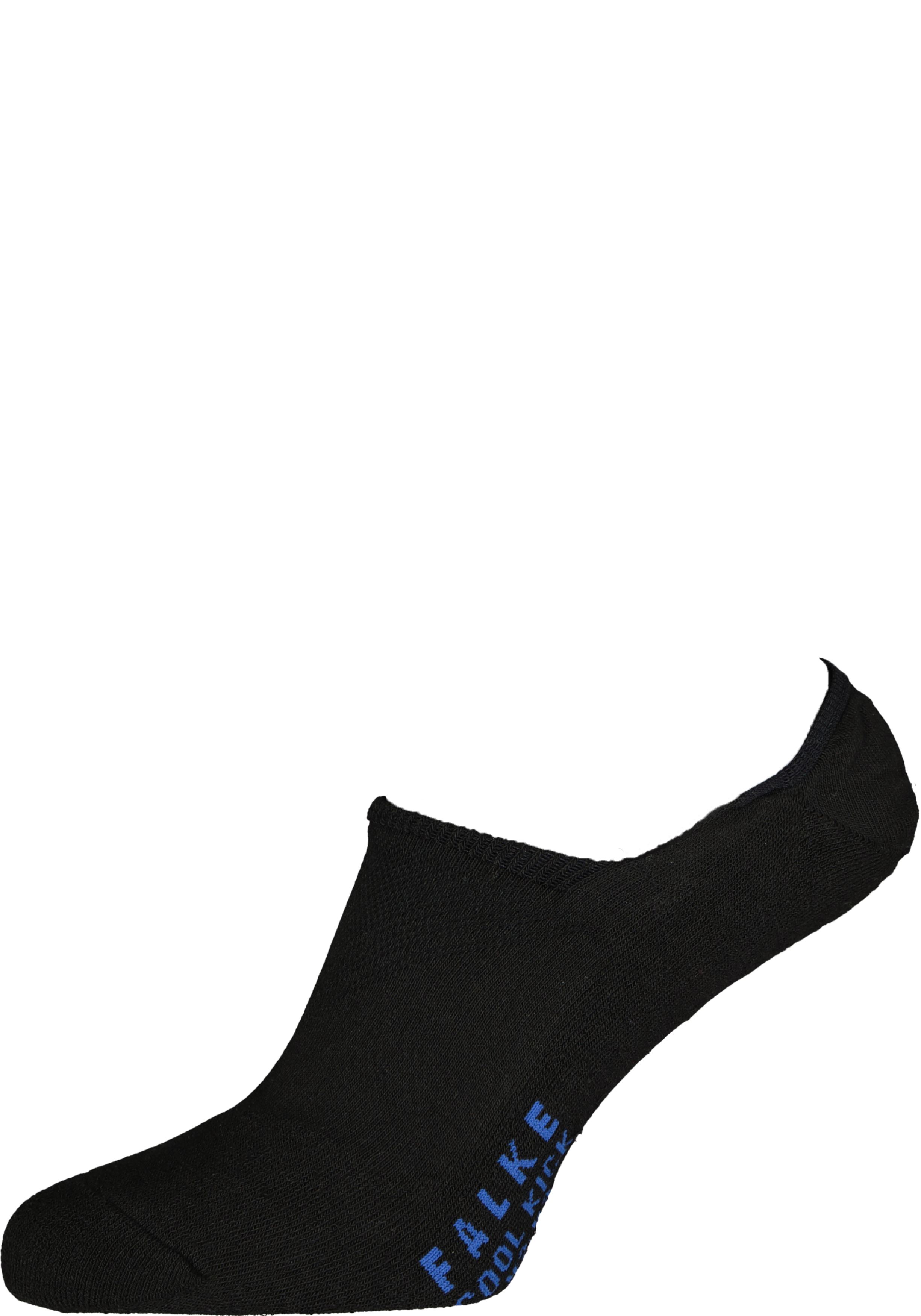 FALKE Cool Kick invisible unisex sokken, zwart (black)
