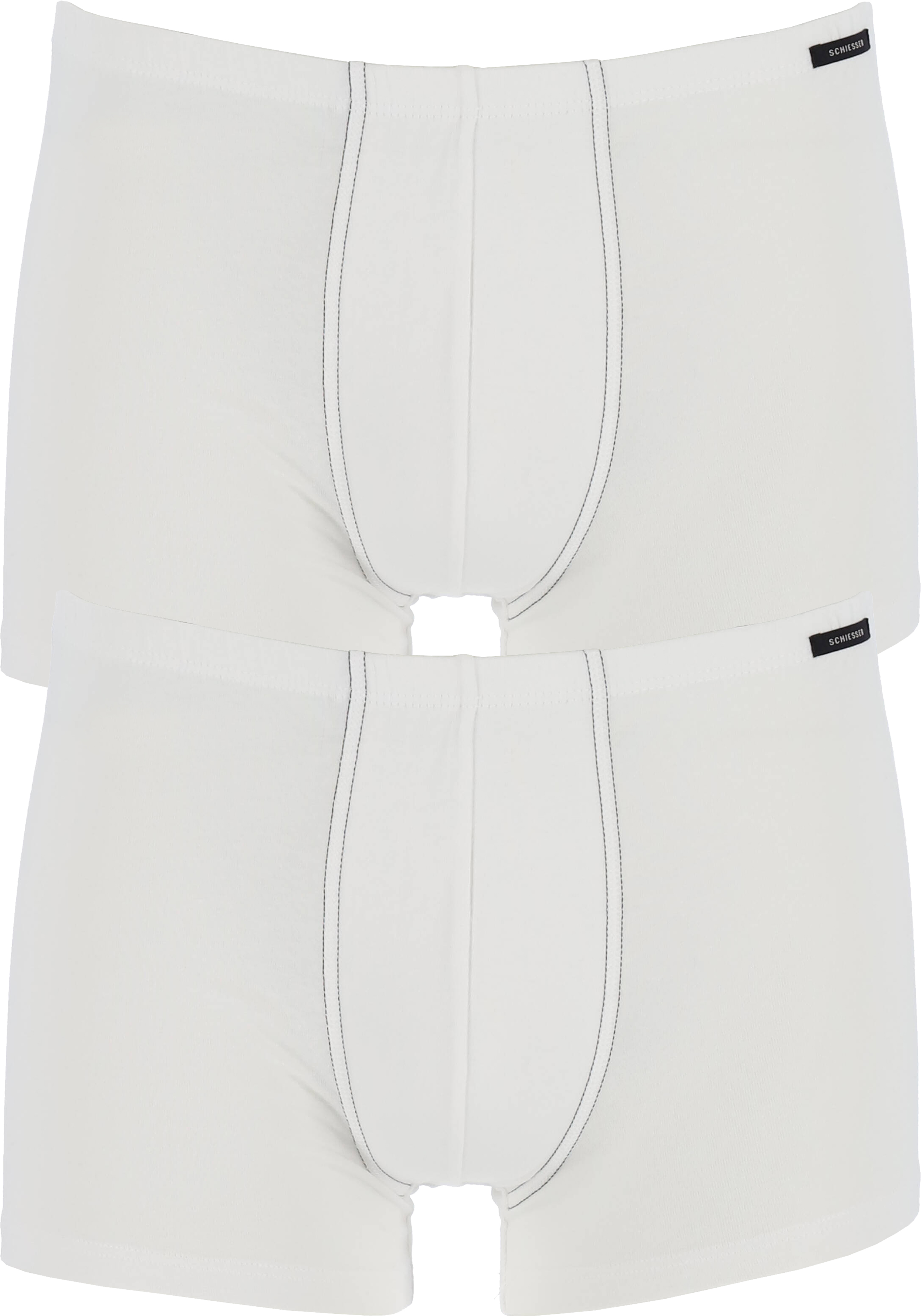 SCHIESSER Cotton Essentials shorts (2-pack), wit    