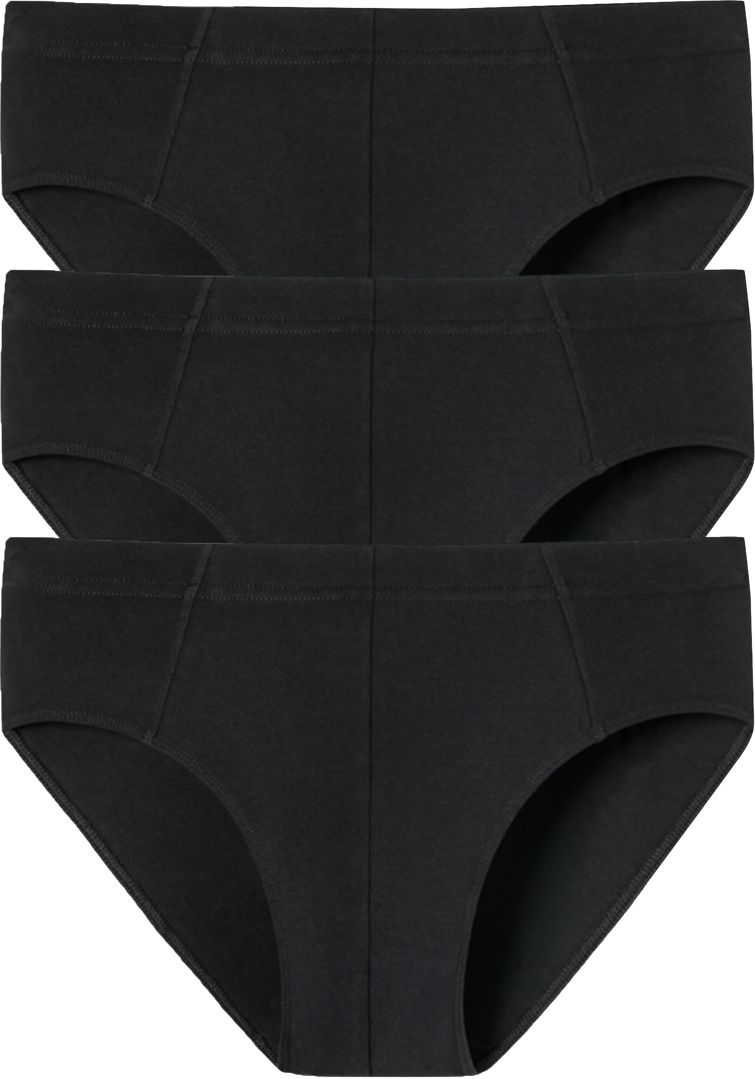 SCHIESSER 95/5 Essentials supermini slips (3-pack), zwart