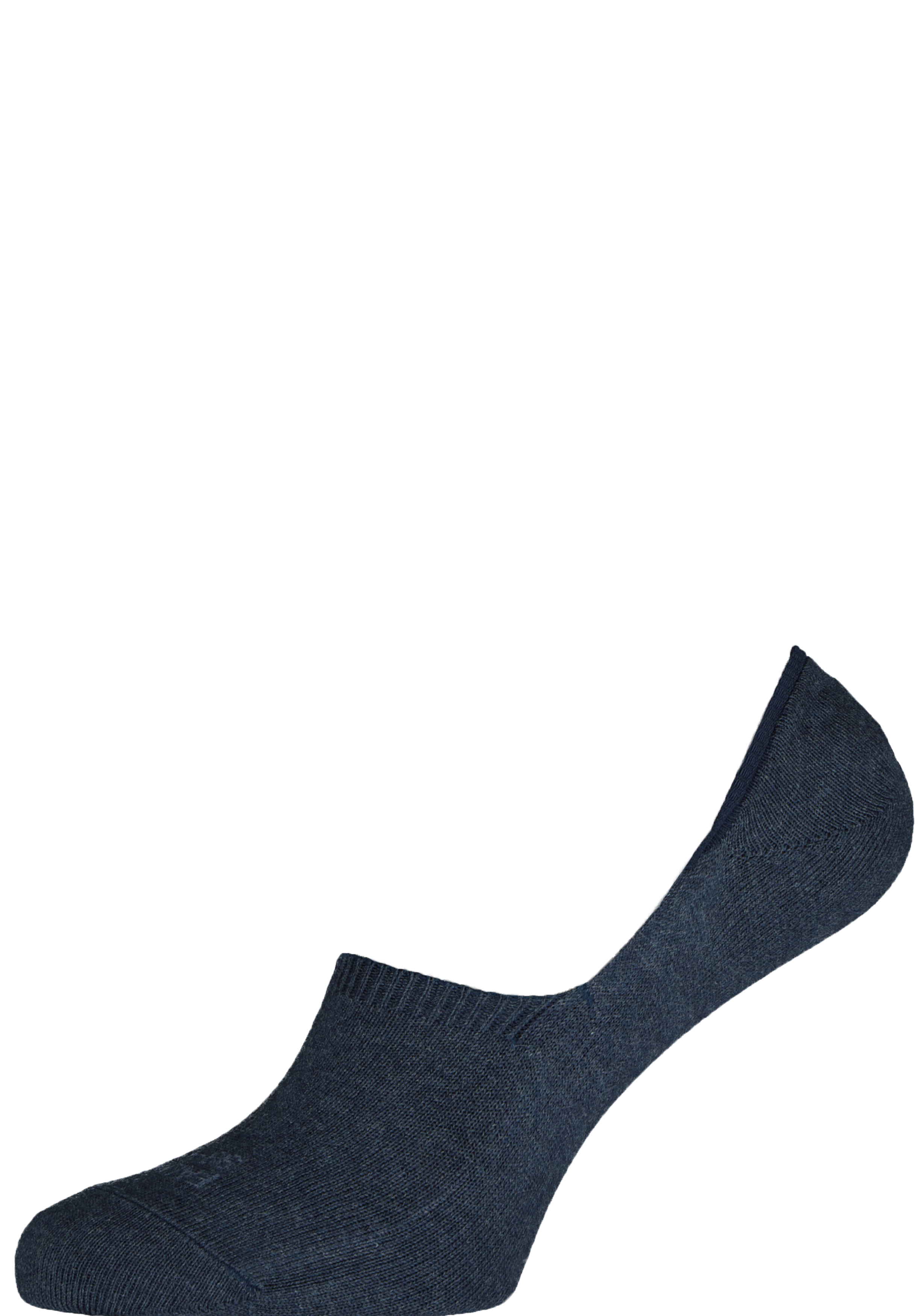 FALKE Family heren invisible sokken, blauw melange (navy melange)