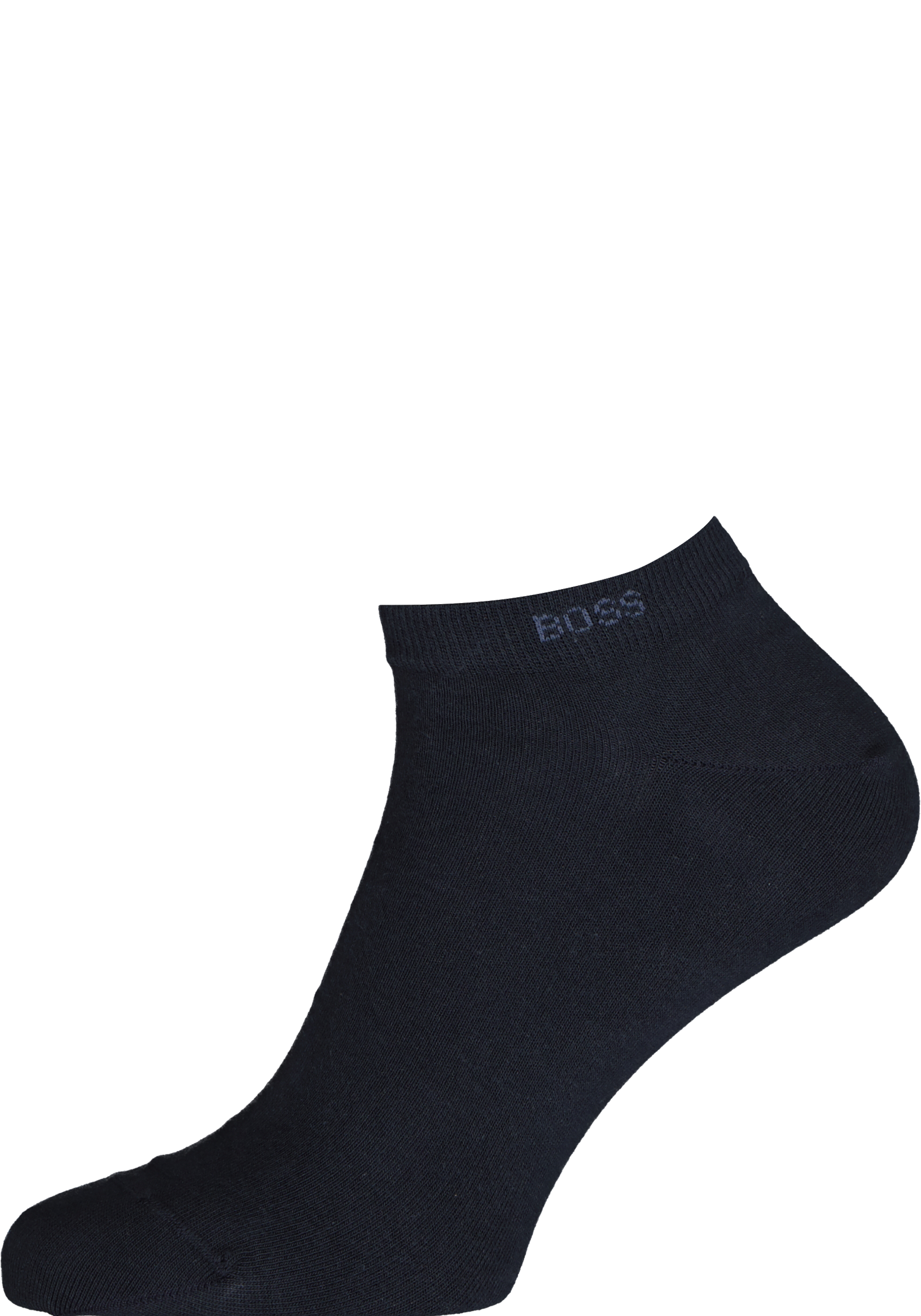 BOSS enkelsokken (2-pack), heren sneaker sokken katoen, donkerblauw