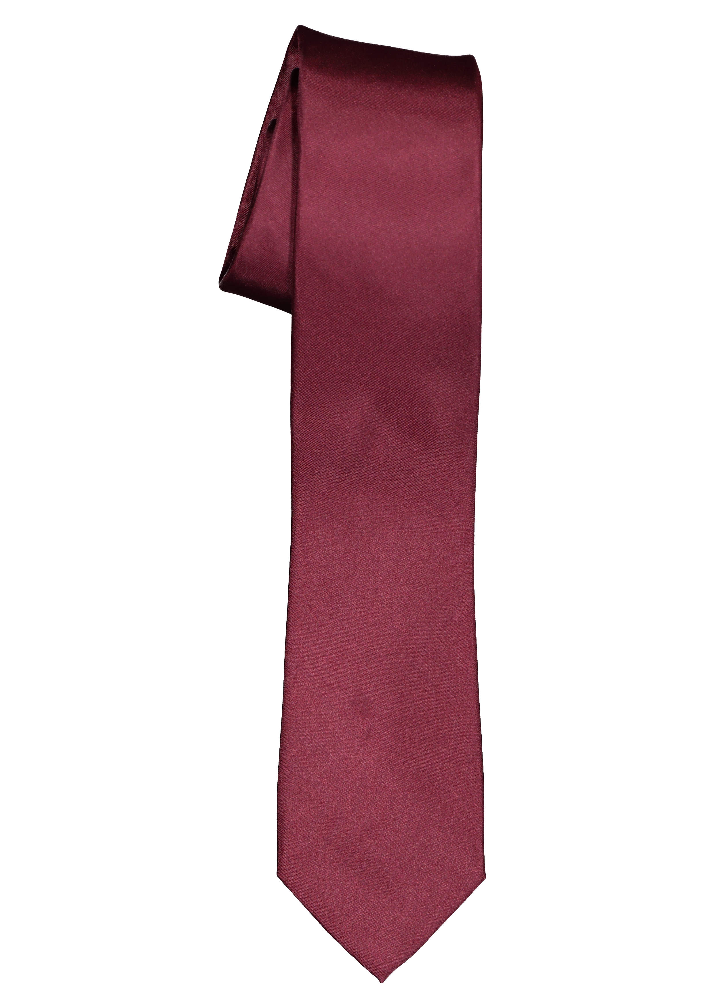 ETERNA smalle stropdas, bordeaux rood