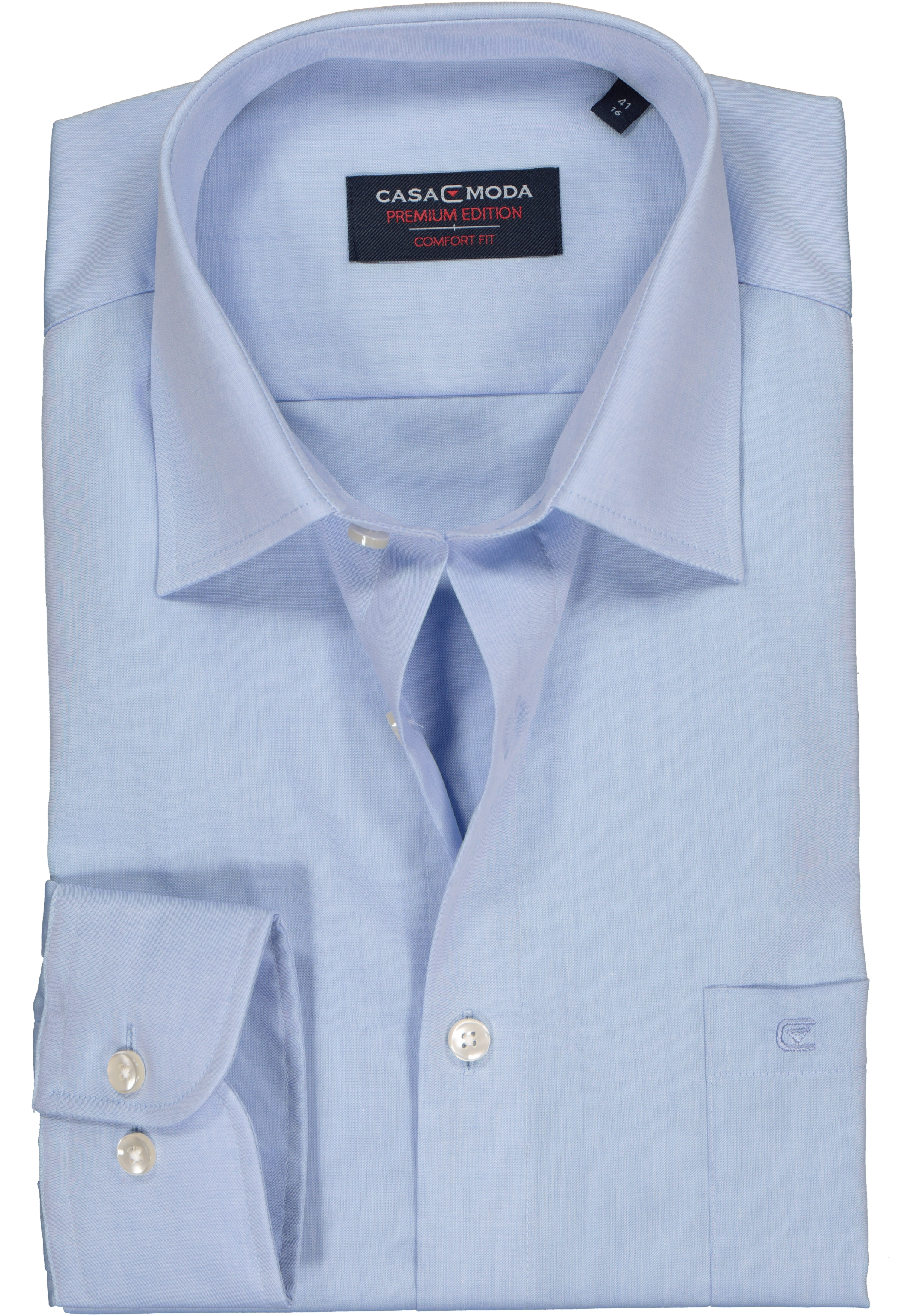 CASA MODA comfort fit overhemd, mouwlengte 72 cm, lichtblauw  