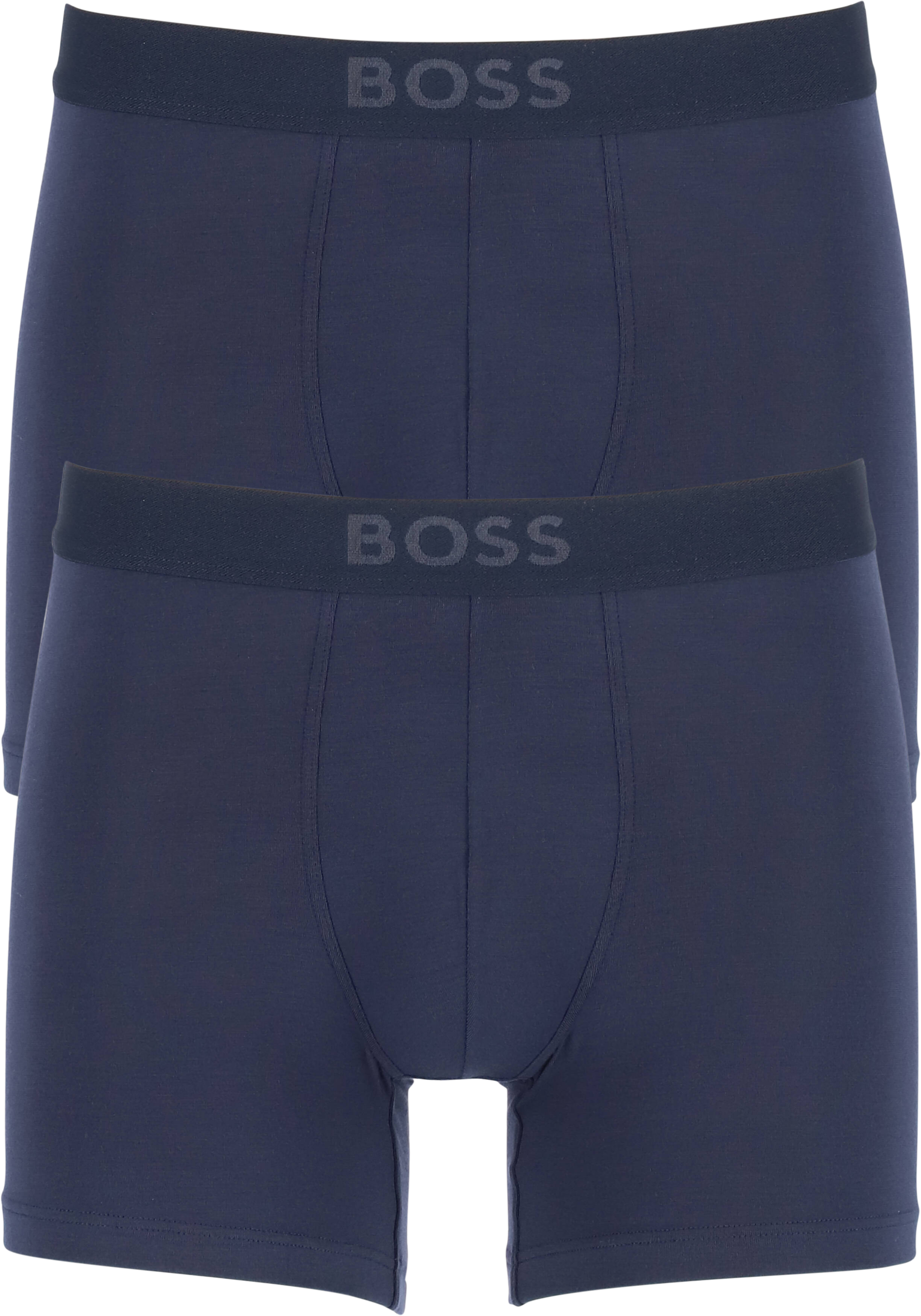 HUGO BOSS Ultrasoft boxer briefs (2-pack), heren boxers normale lengte modal, blauw