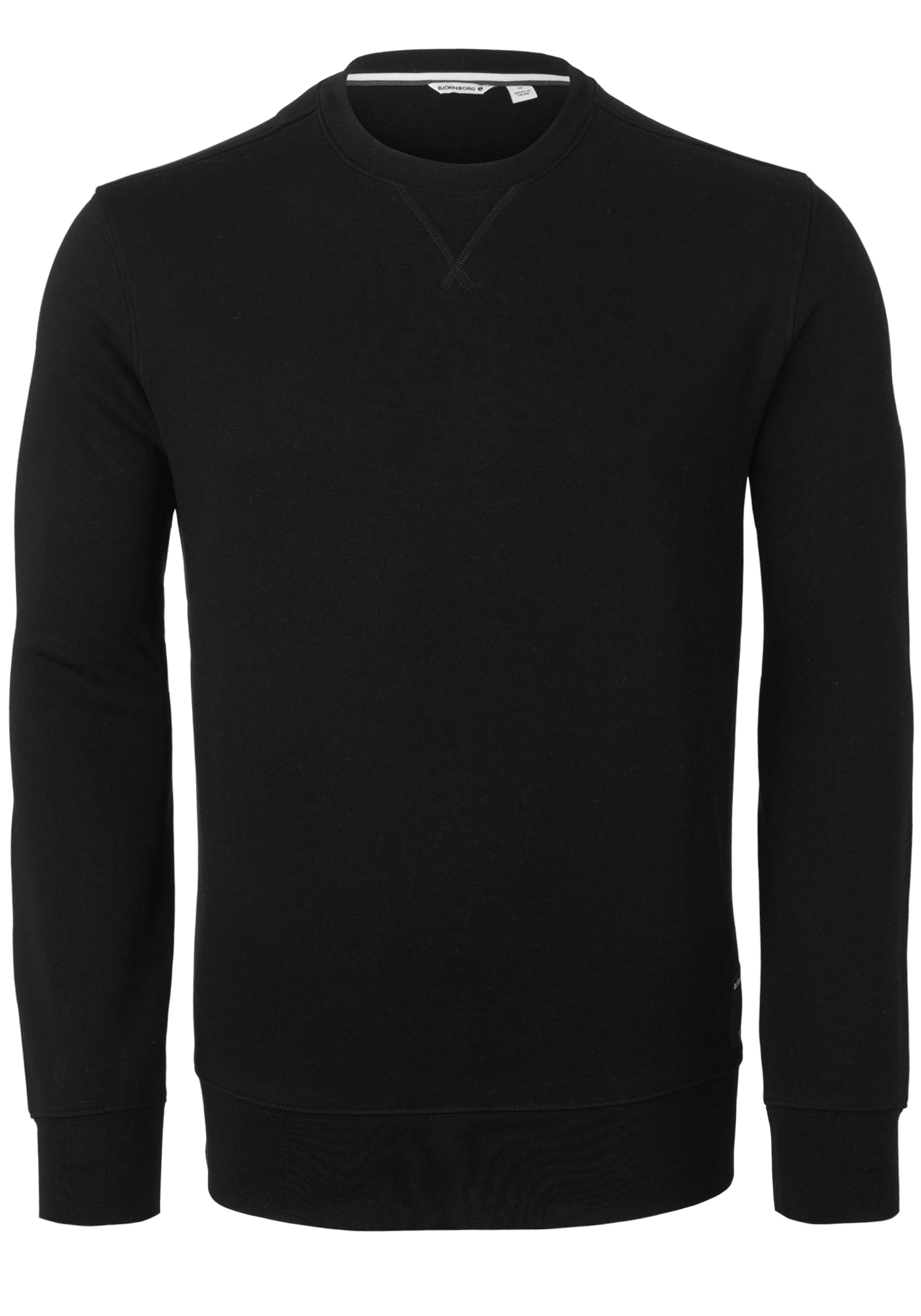 Bjorn Borg crew neck sweater, heren sweatshirt dik, zwart