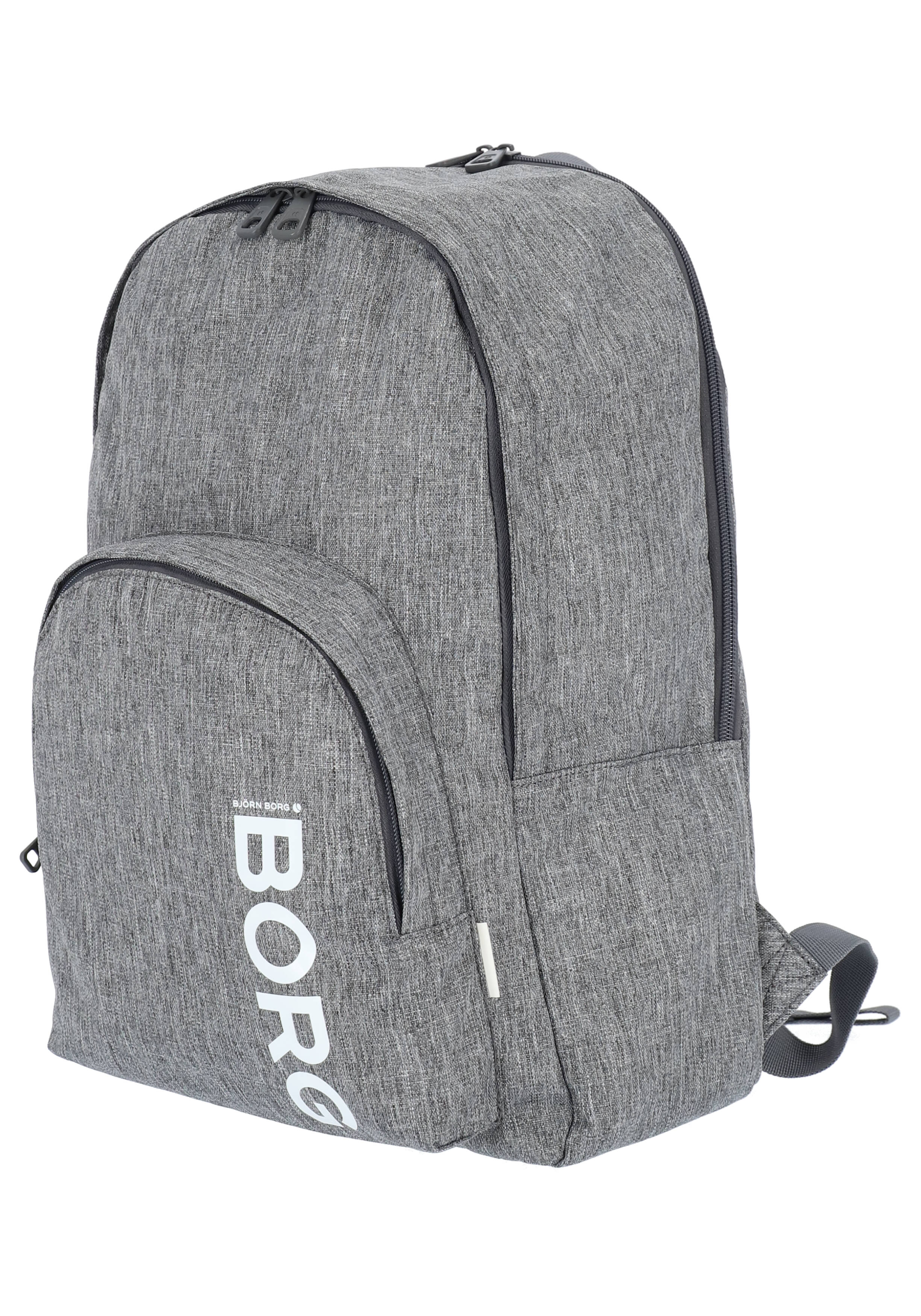 Bjorn Borg Core backpack, unisex rugzak, grijs melange