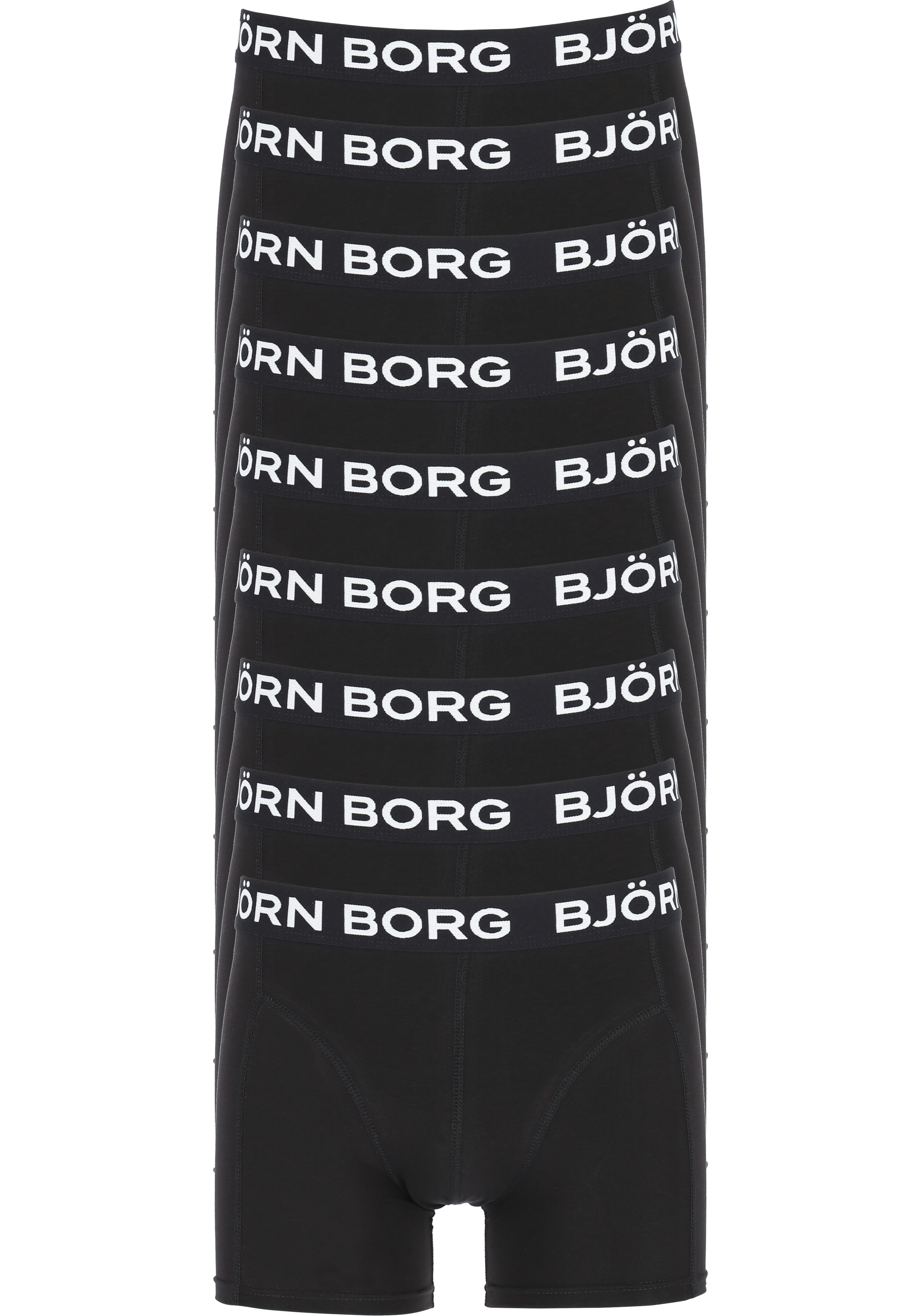 Bjorn Borg boxershorts Essential (9-pack), heren boxers normale lengte, zwart