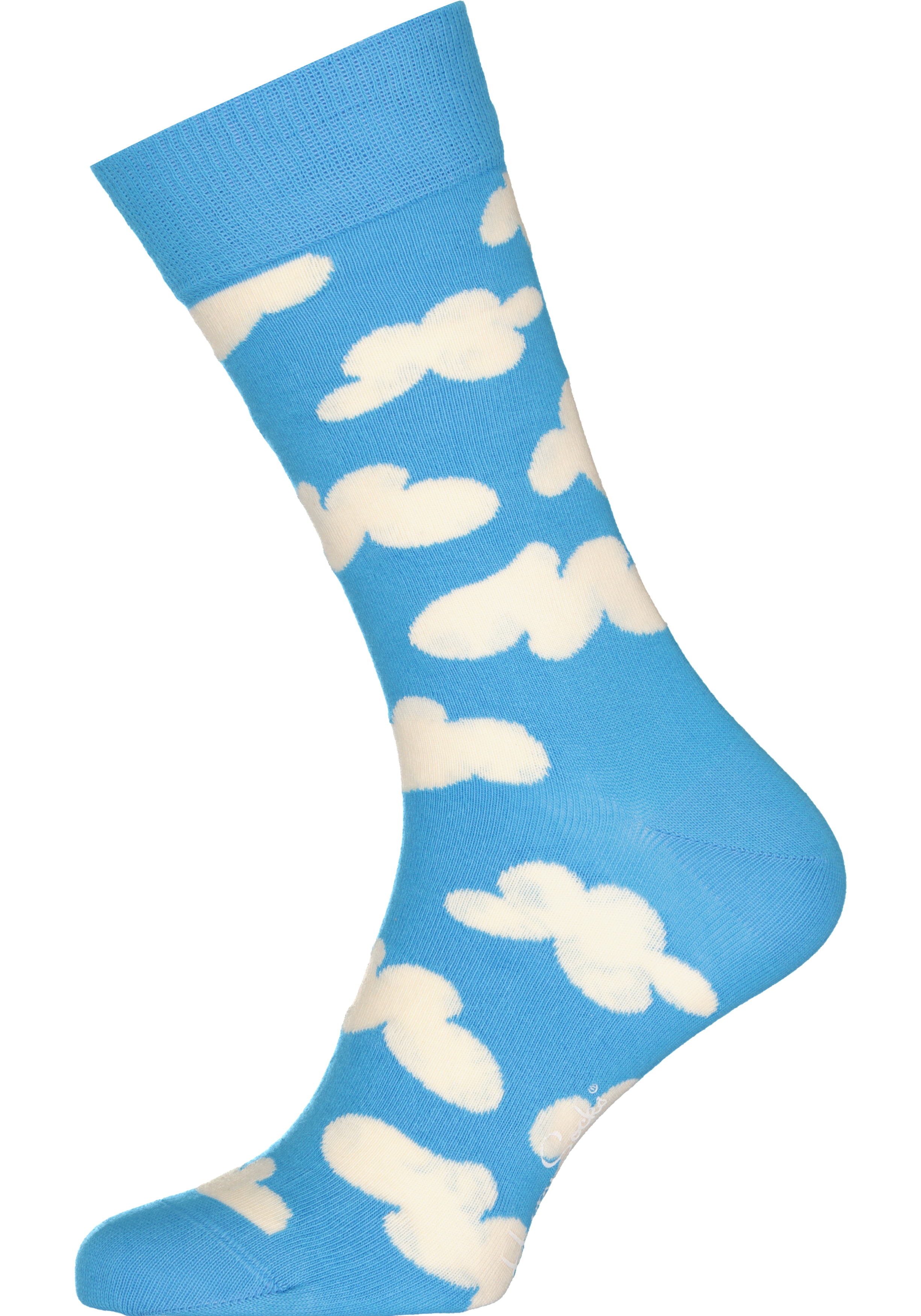 Happy Socks Cloudy Sock, unisex sokken, blauwe lucht met lichte bewolking