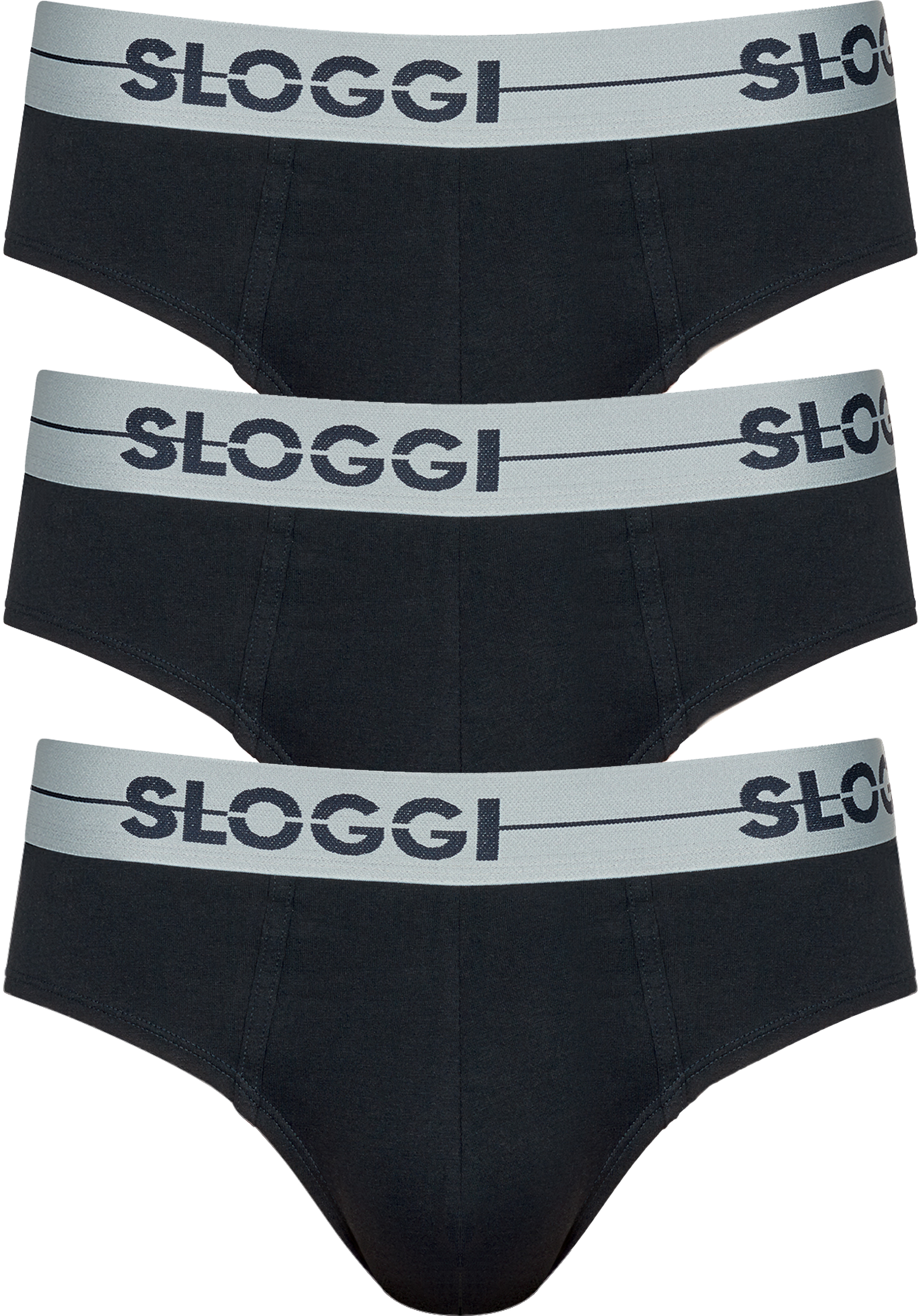 Sloggi Men GO Mini, heren slips (3-pack), zwart