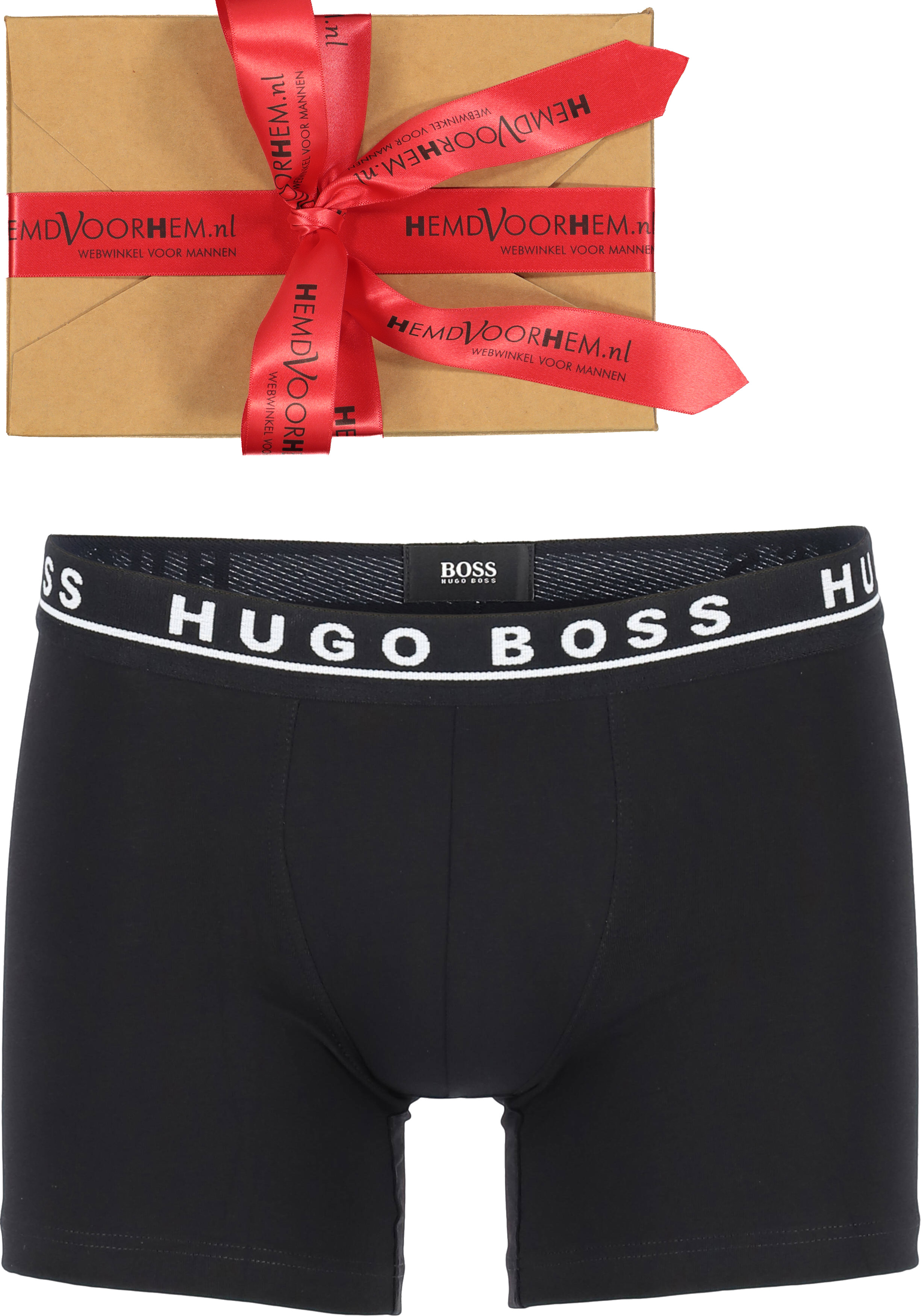 HUGO BOSS boxer zwart in cadeauverpakking 