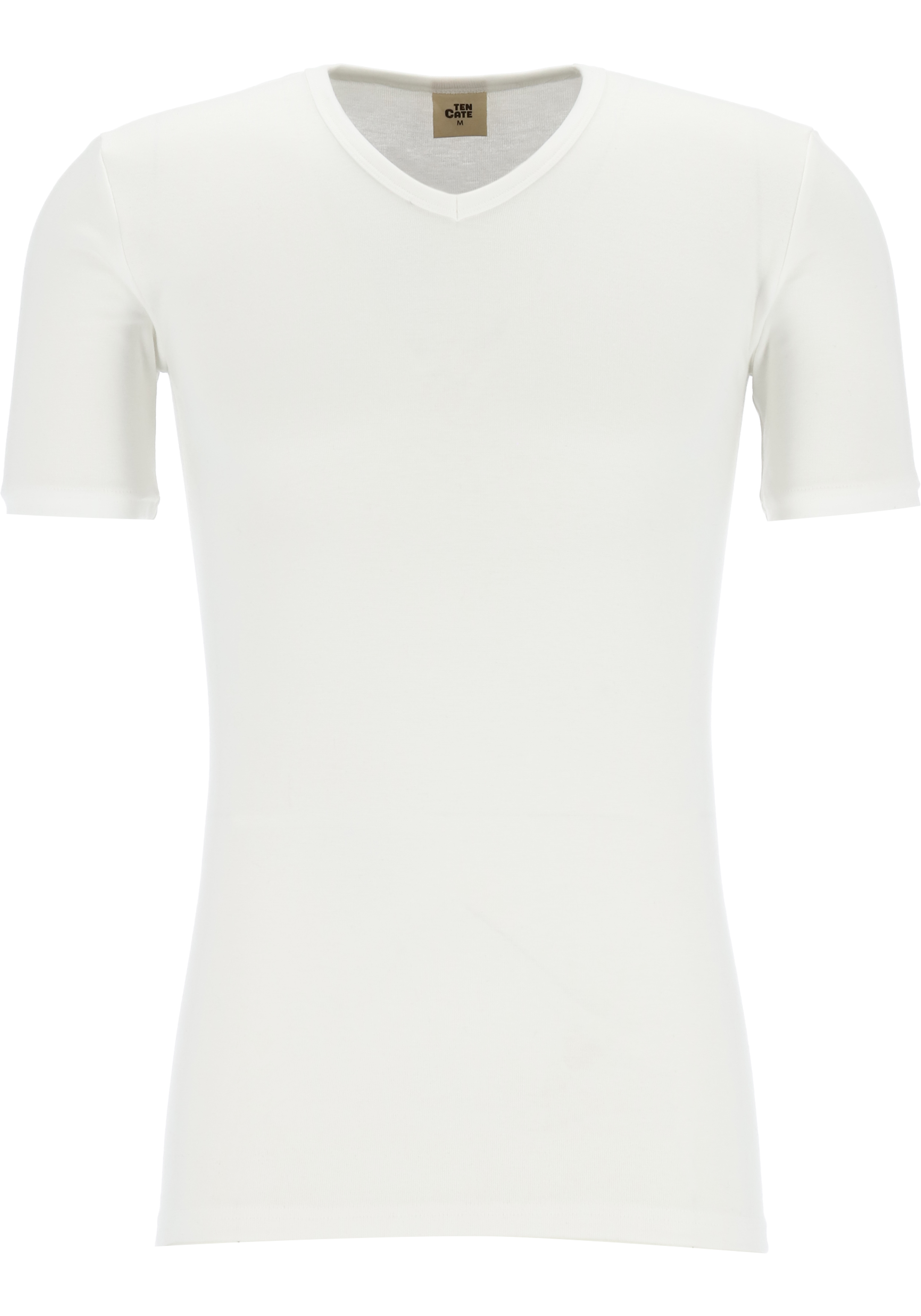 TEN CATE Thermo men V-neck, heren thermo T-shirt V-hals, wit