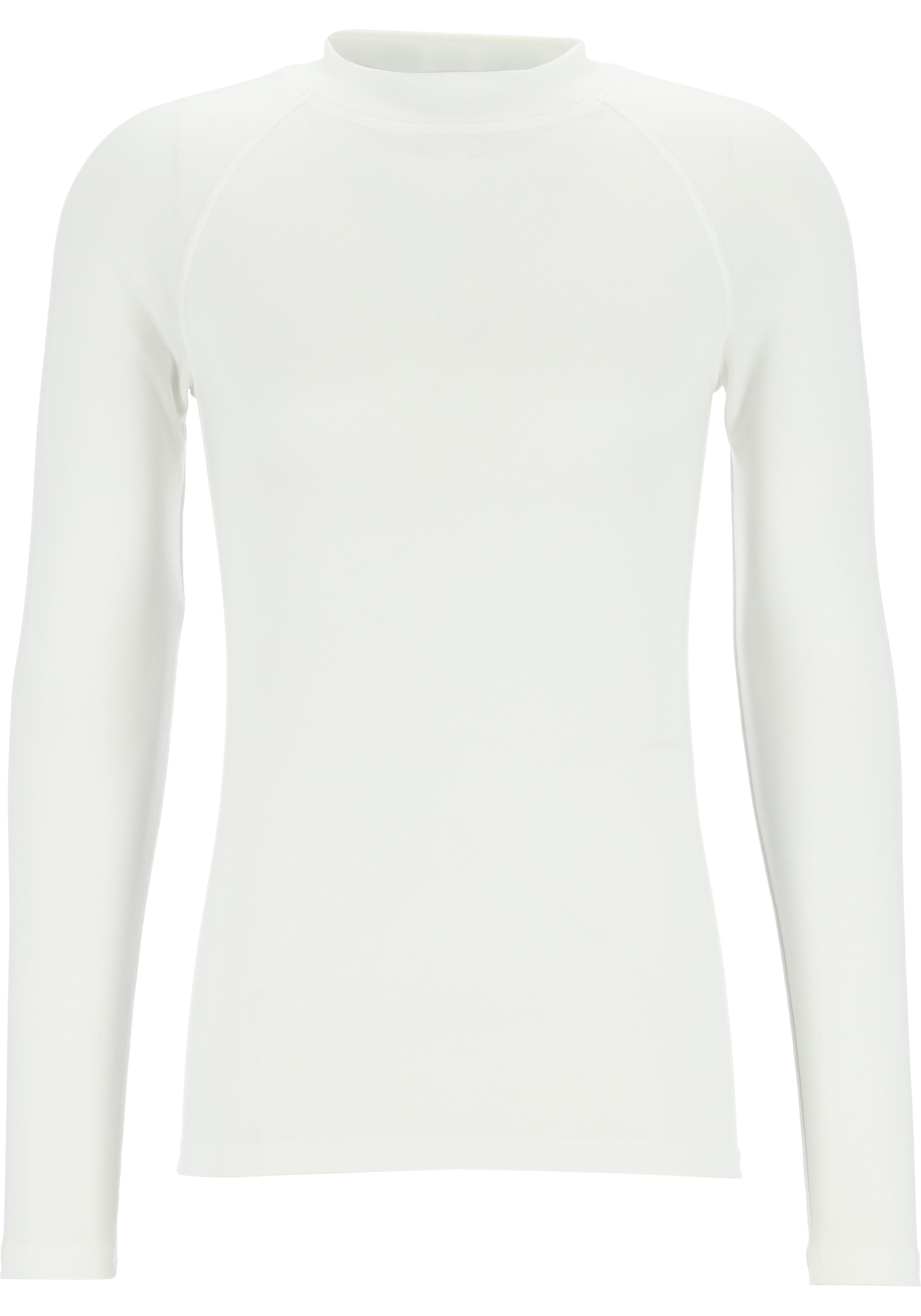 ten Cate Thermo men long sleeve, heren thermo T-shirt lange mouw en O-hals, wit