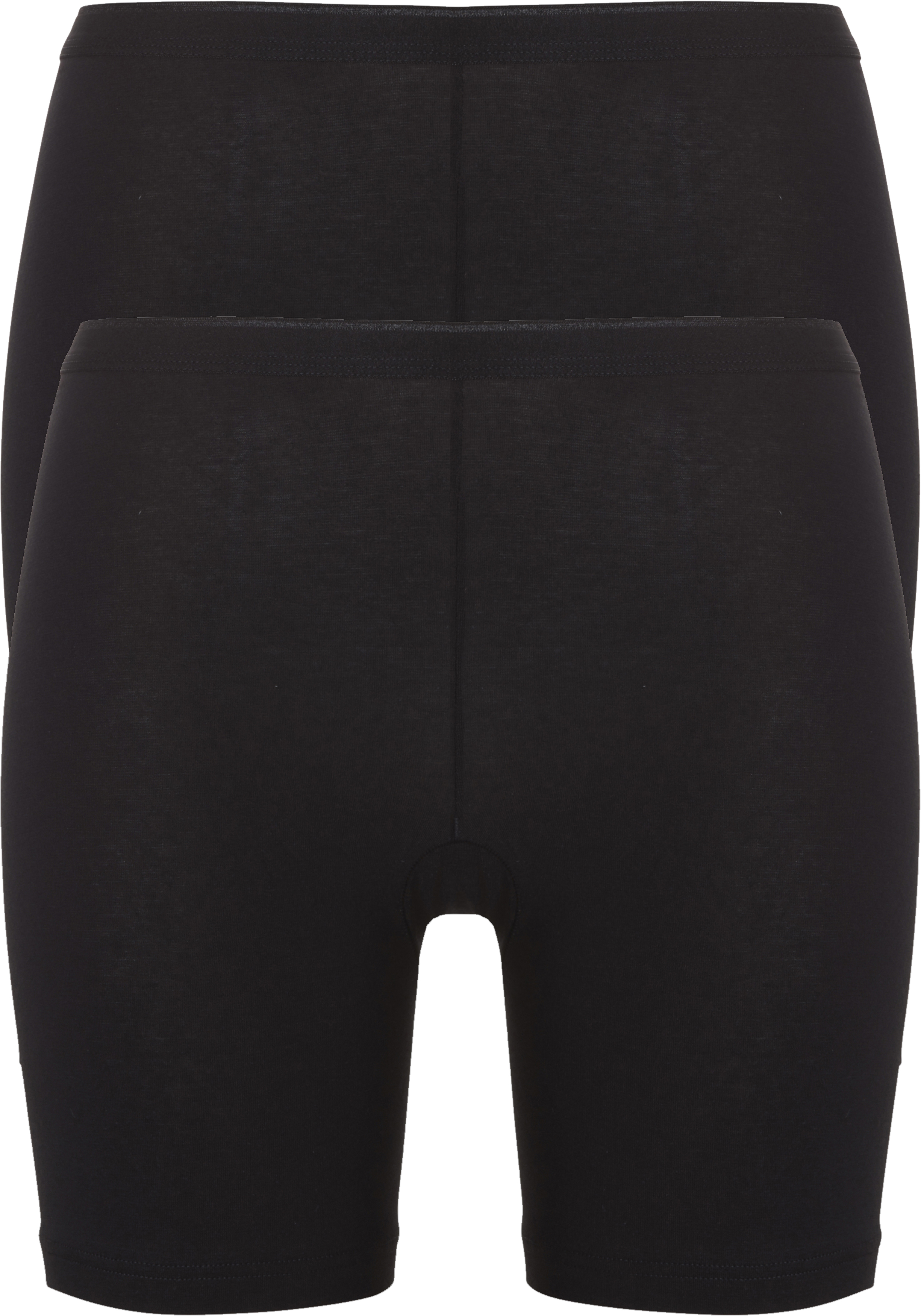 ten Cate Basic women pants  (2-pack), dames slips lange pijp met middelhoge taile, zwart