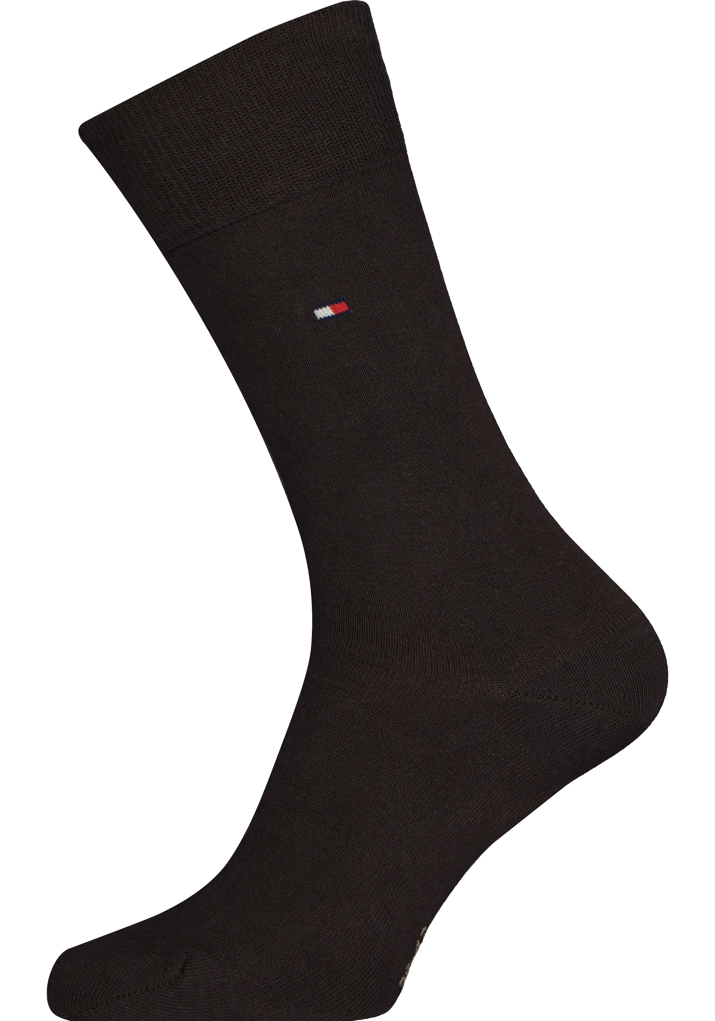 Tommy Hilfiger Classic Socks (2-pack), herensokken katoen, donkerbruin