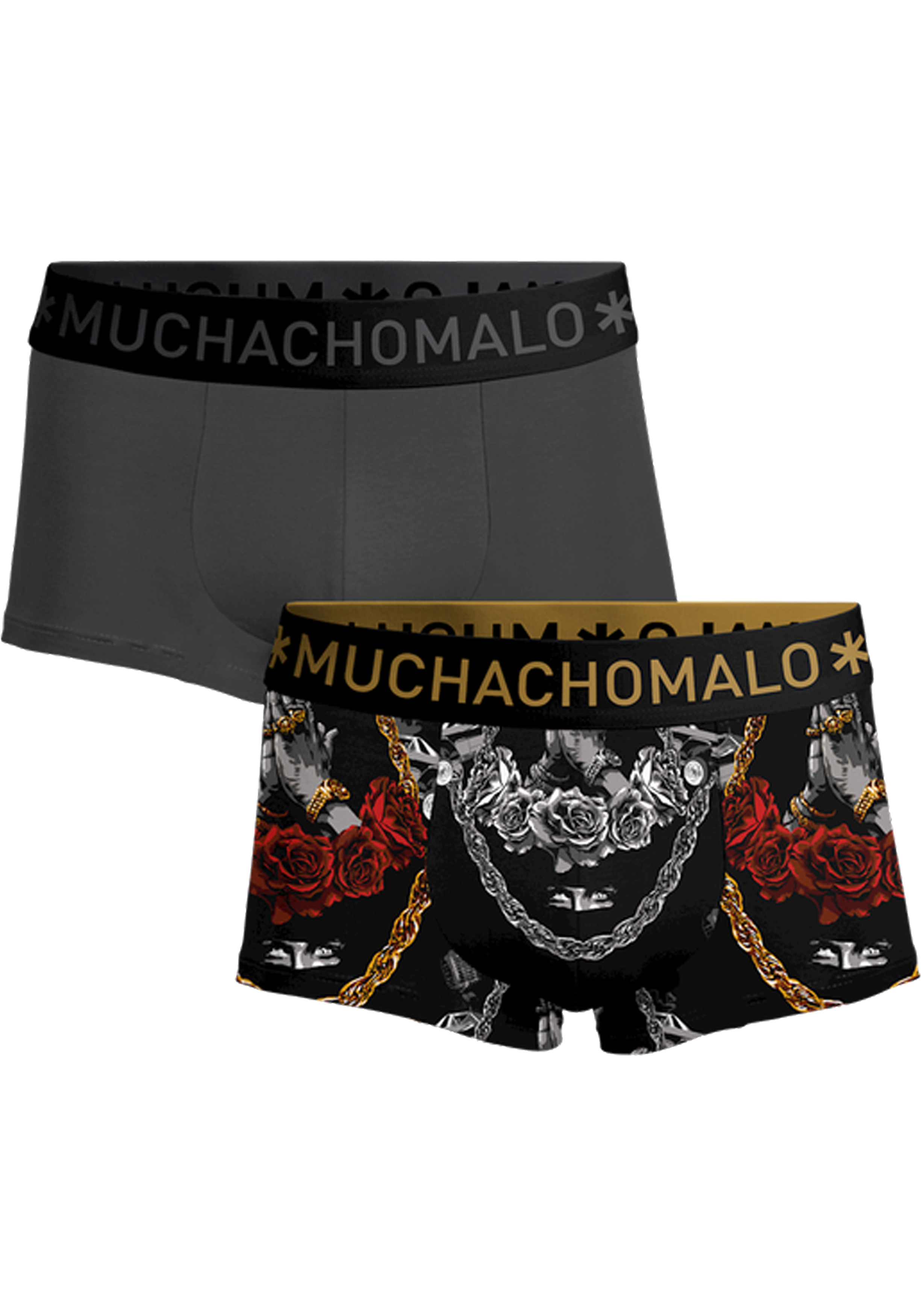Muchachomalo boxershorts, heren boxers kort (2-pack), Gangsta Paradise