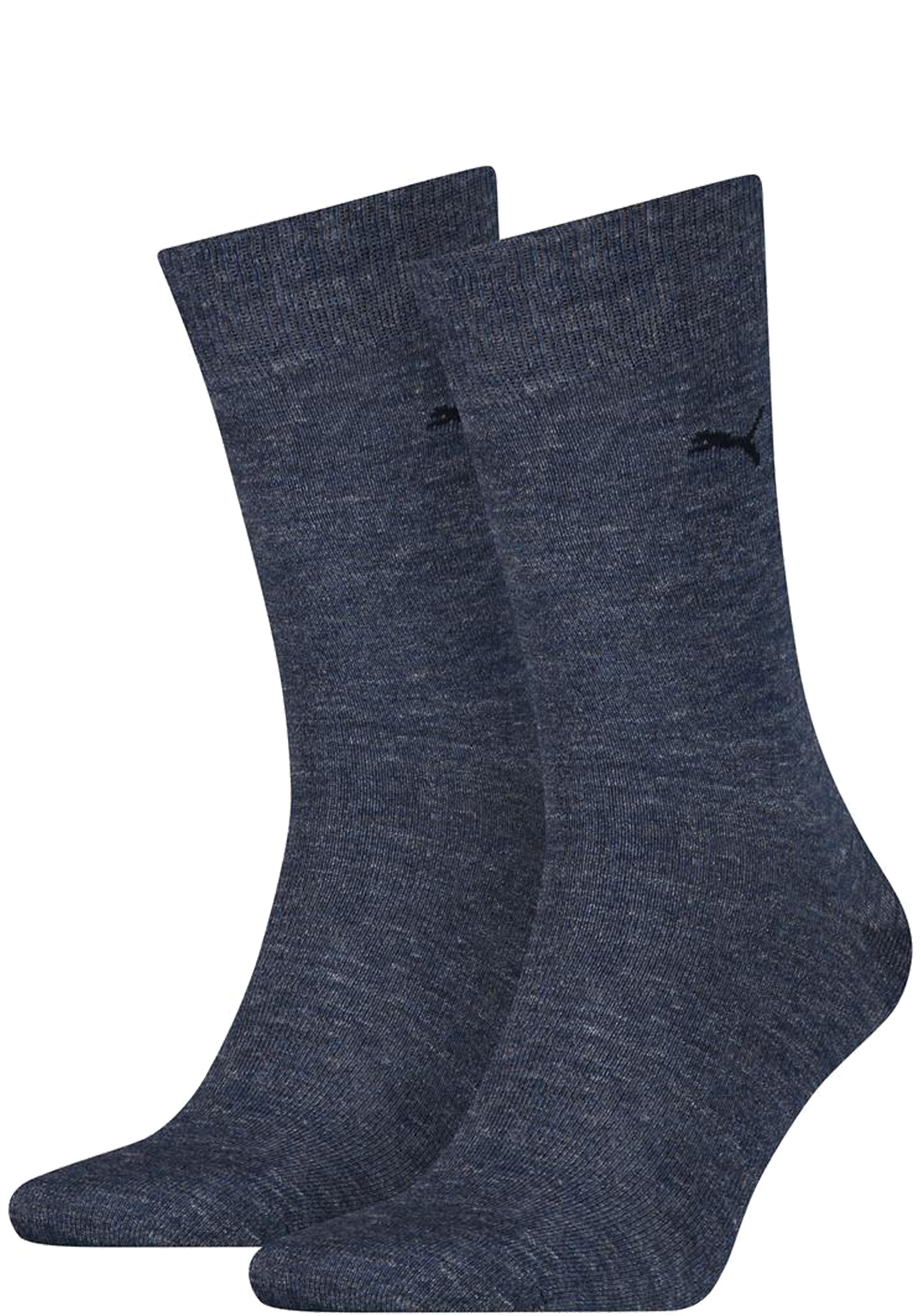 Puma Classic (2-pack),  sokken, jeansblauw
