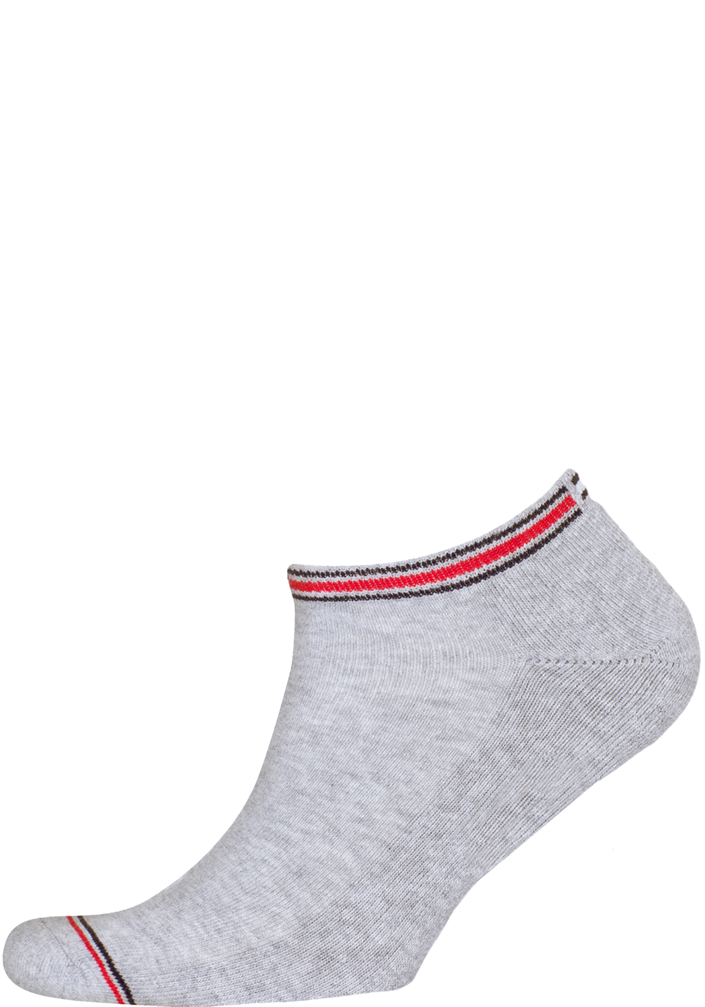 Tommy Hilfiger Iconic Sports Sneaker Socks (2-pack), heren sport enkelsokken, grijs