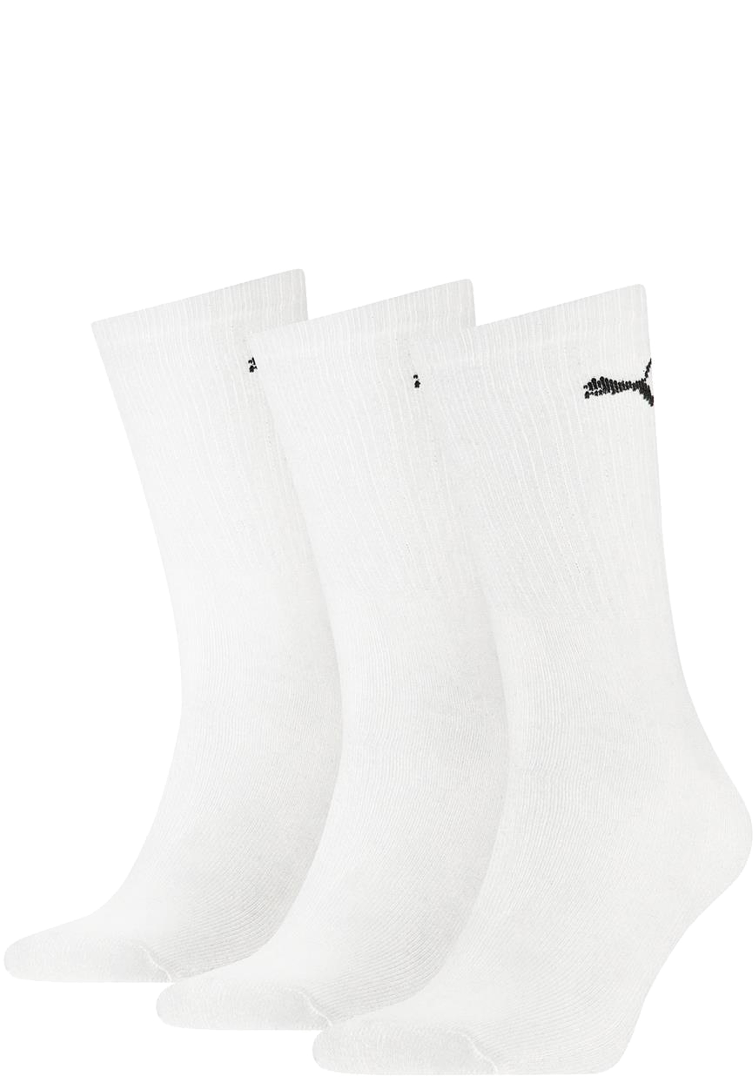 Puma Crew Sock Light (3-pack),  sokken, wit