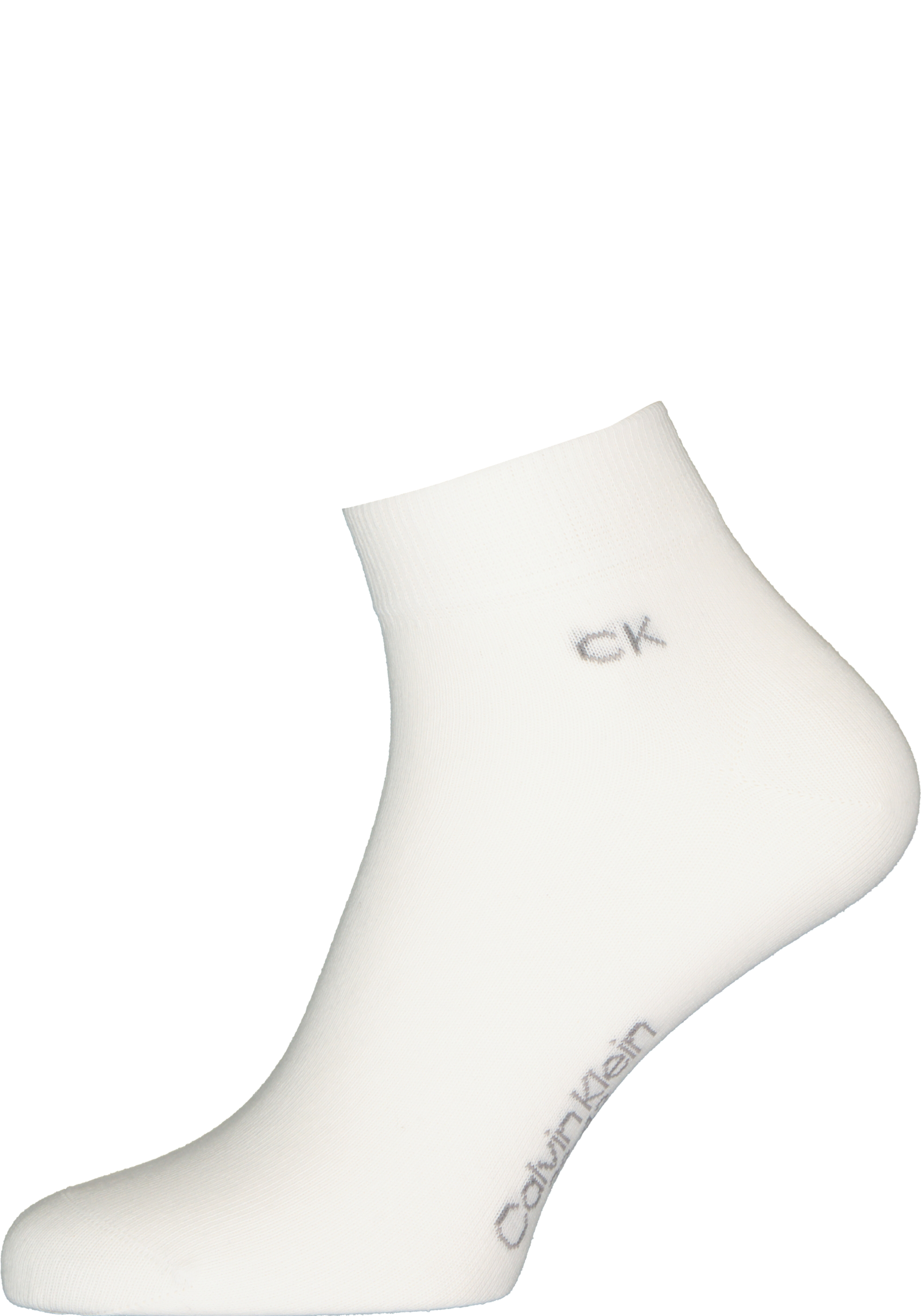 Calvin Klein herensokken Simon (2-pack), hoge enkelsokken, wit