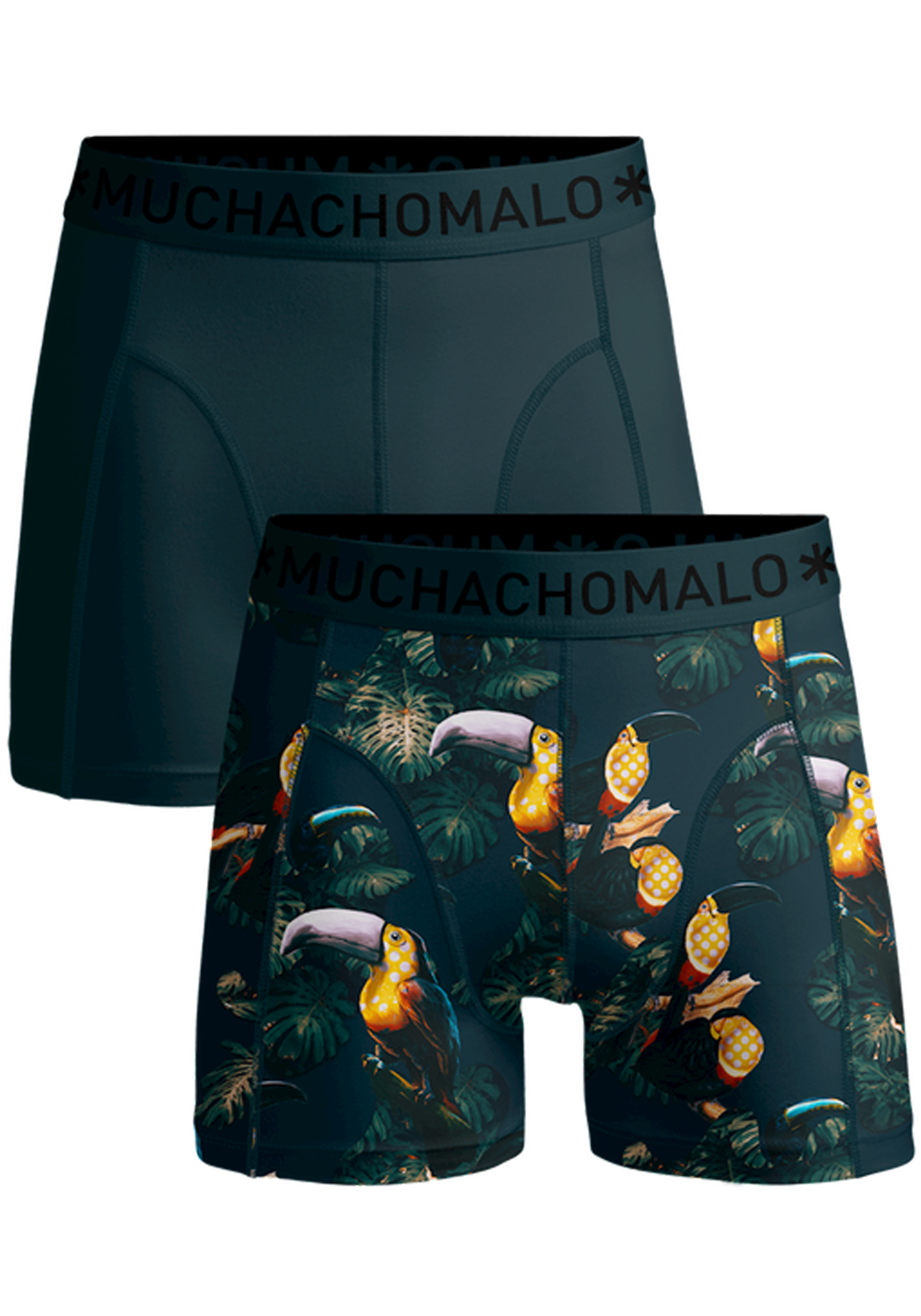 Muchachomalo boxershorts, heren boxers normale lengte (2-pack), Costa Rica Spain