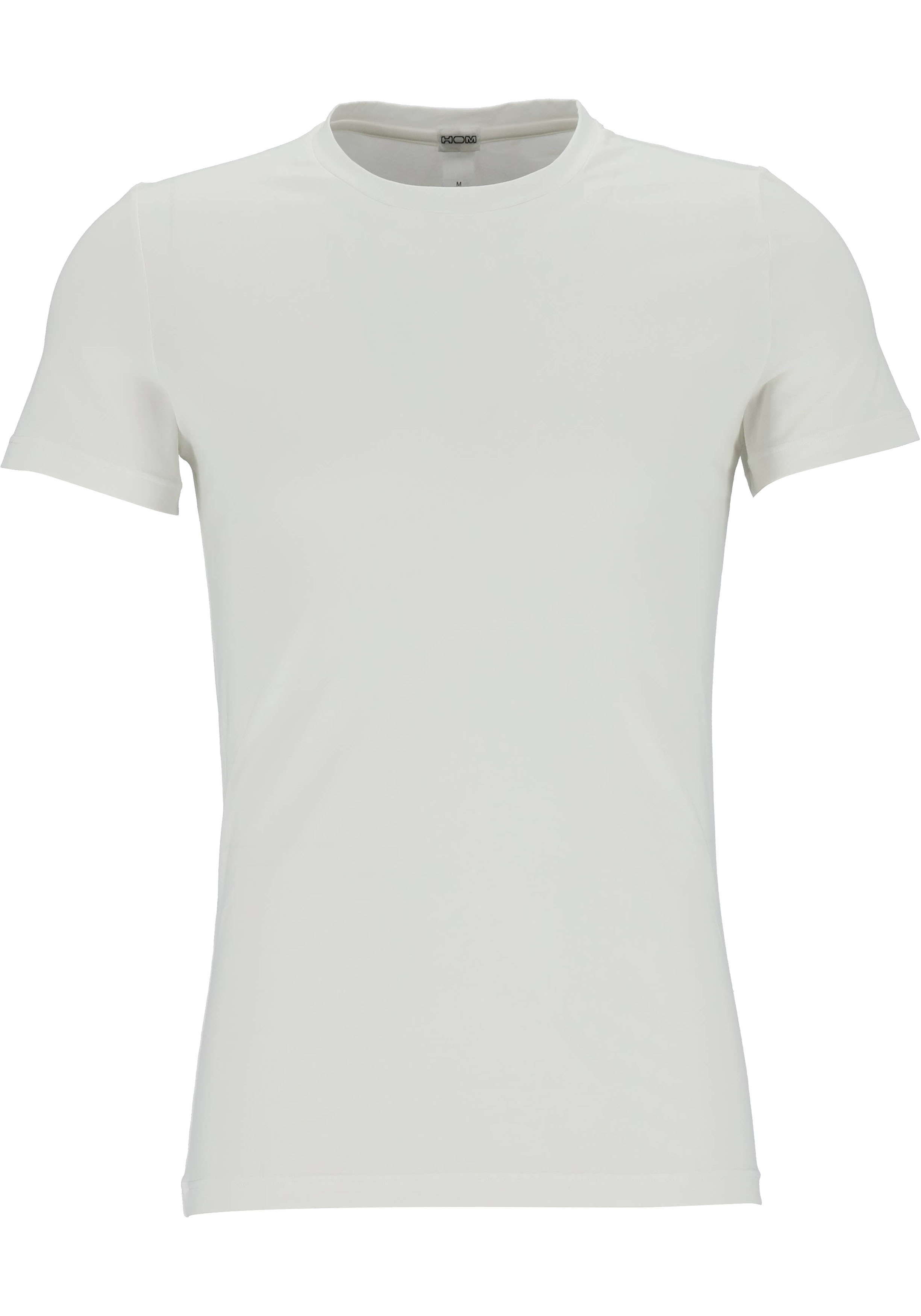 HOM Supreme Cotton tee-shirt (1-pack), heren T-shirt O-hals, wit