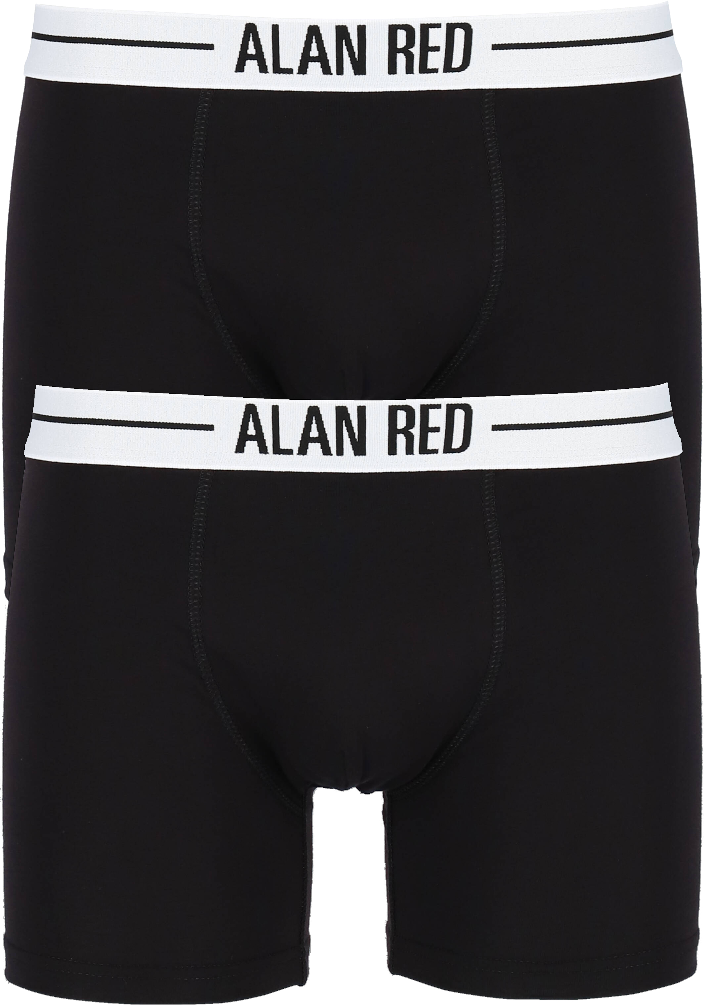 ALAN RED boxershorts (2-pack), zwart