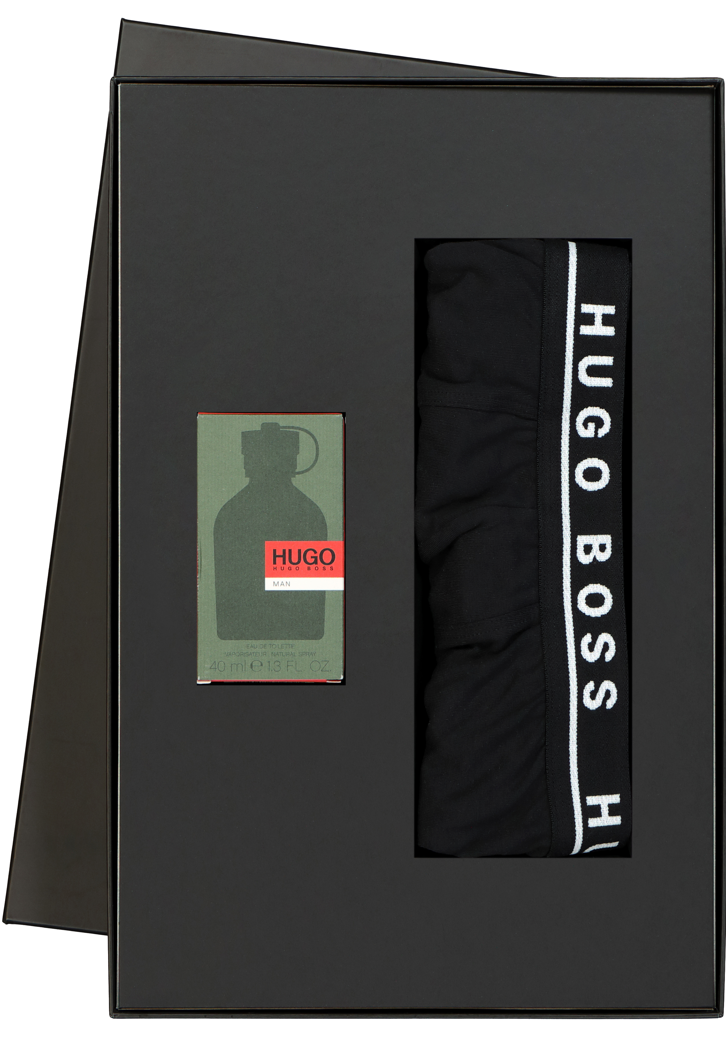 Heren cadeaubox: HUGO BOSS "HUGO" parfum + HUGO BOSS boxer 