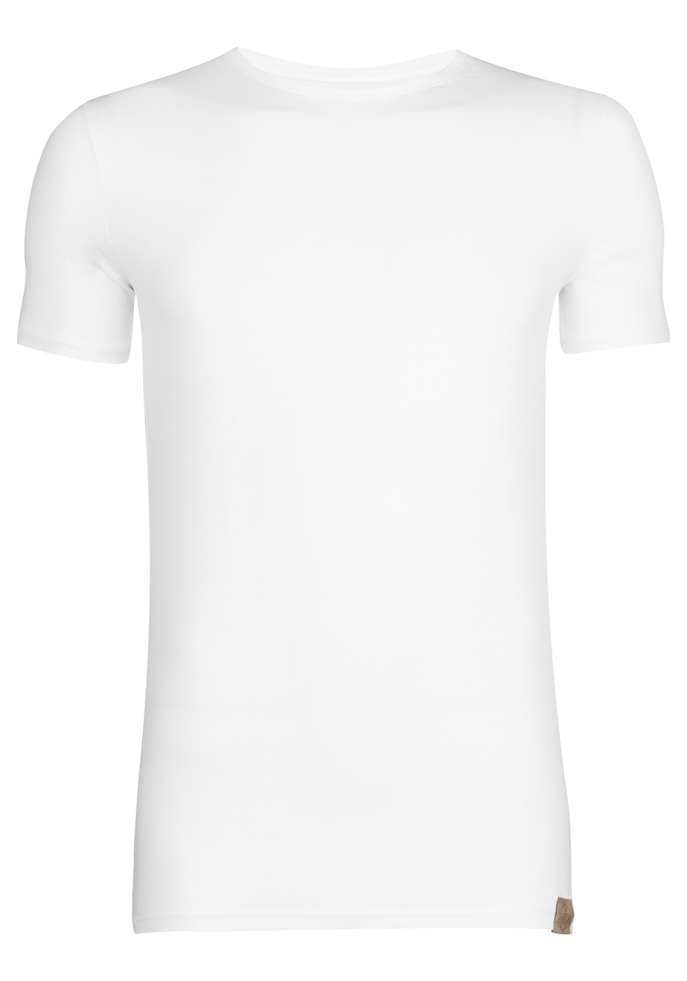 RJ Bodywear The Good Life T-shirts (2-pack), slim fit heren T-shirts O-hals, wit 
