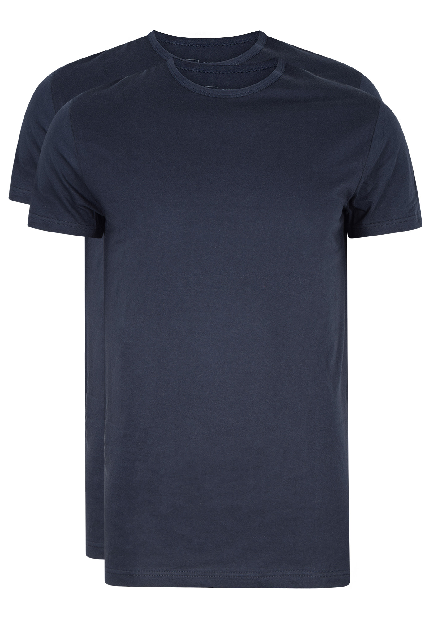 RJ Bodywear Everyday Rotterdam T-shirts (2-pack), heren T-shirts O-hals smal, donkerblauw