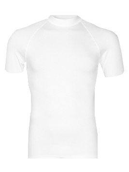 RJ Bodywear thermo T-shirt, heren thermo shirt korte mouw, wit