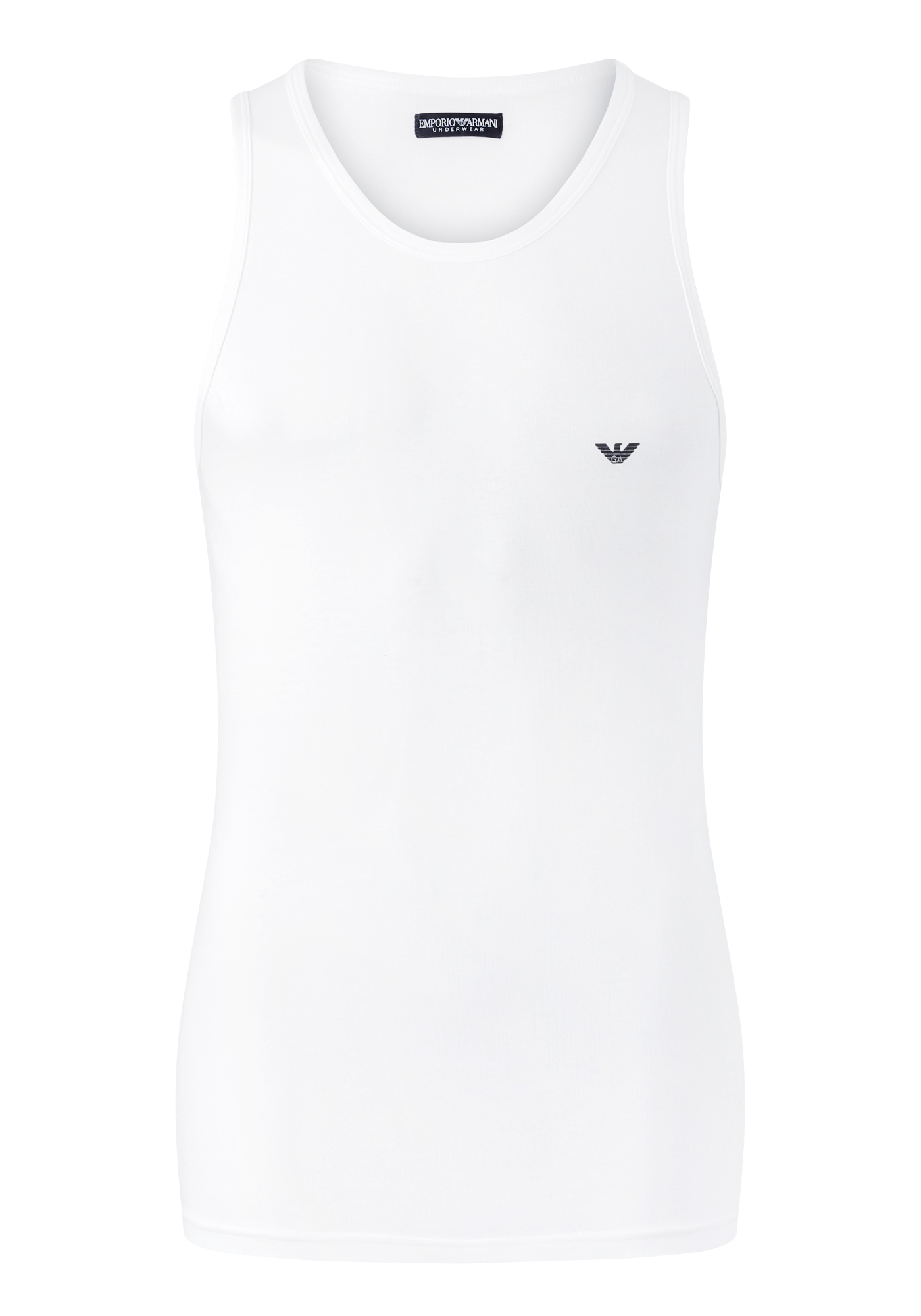 Emporio Armani Tank Top Iconic (1-pack), heren stretch singlet, wit     