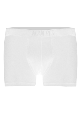 ALAN RED Silver boxer (1 -pack), heren boxer normale lengte, wit