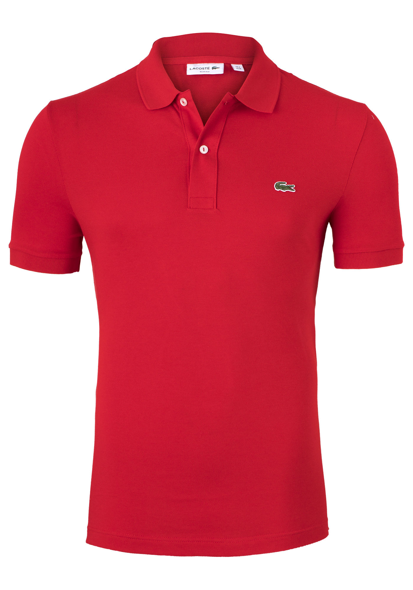 Lacoste Slim Fit polo, rood