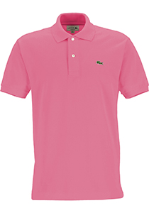 Lacoste Classic Fit polo, donker roze