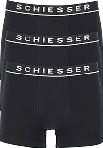 SCHIESSER 95/5 shorts (3-pack), zwart