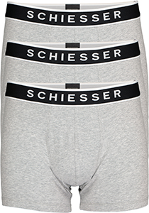 SCHIESSER 95/5 shorts (3-pack), grijs