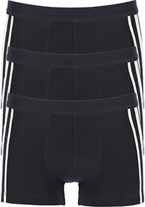 SCHIESSER 95/5 Stretch shorts (3-pack), zwart