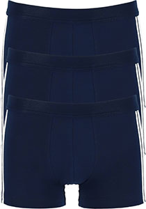 SCHIESSER 95/5 Stretch shorts (3-pack), donkerblauw