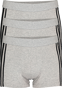 SCHIESSER 95/5 Stretch shorts (3-pack), grijs