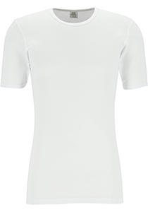 Ceceba heren T-shirt fijnrib regular fit (1-pack), O-hals, wit