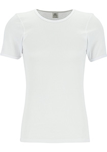 Ceceba heren T-shirt dubbelrib regular fit (1-pack), O-hals, wit