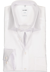 OLYMP Luxor comfort fit overhemd, mouwlengte 7, wit